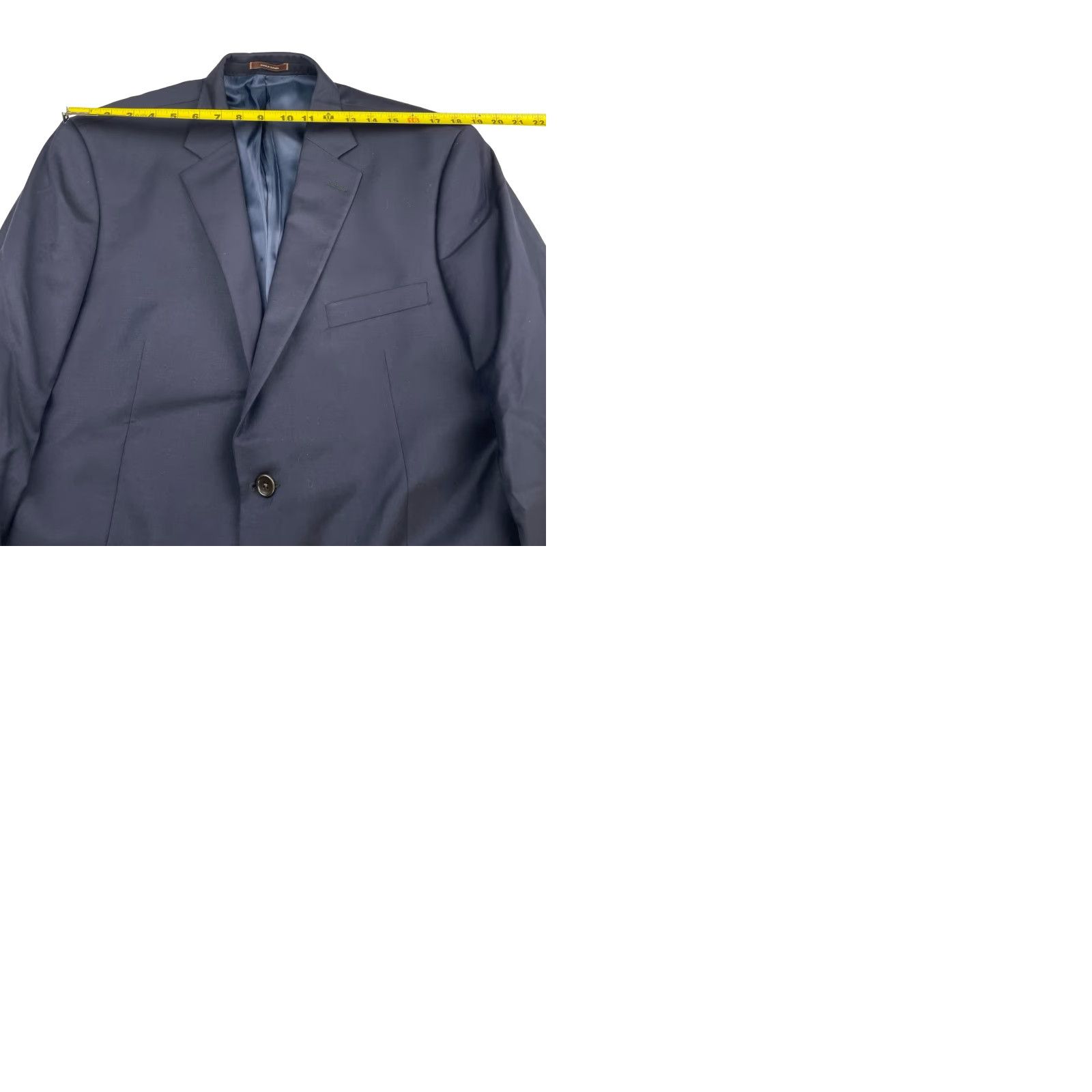 Peter Millar Peter Millar Blazer Men's 100% Wool Navy Blue 44R 2-Button Size 44R - 9 Thumbnail