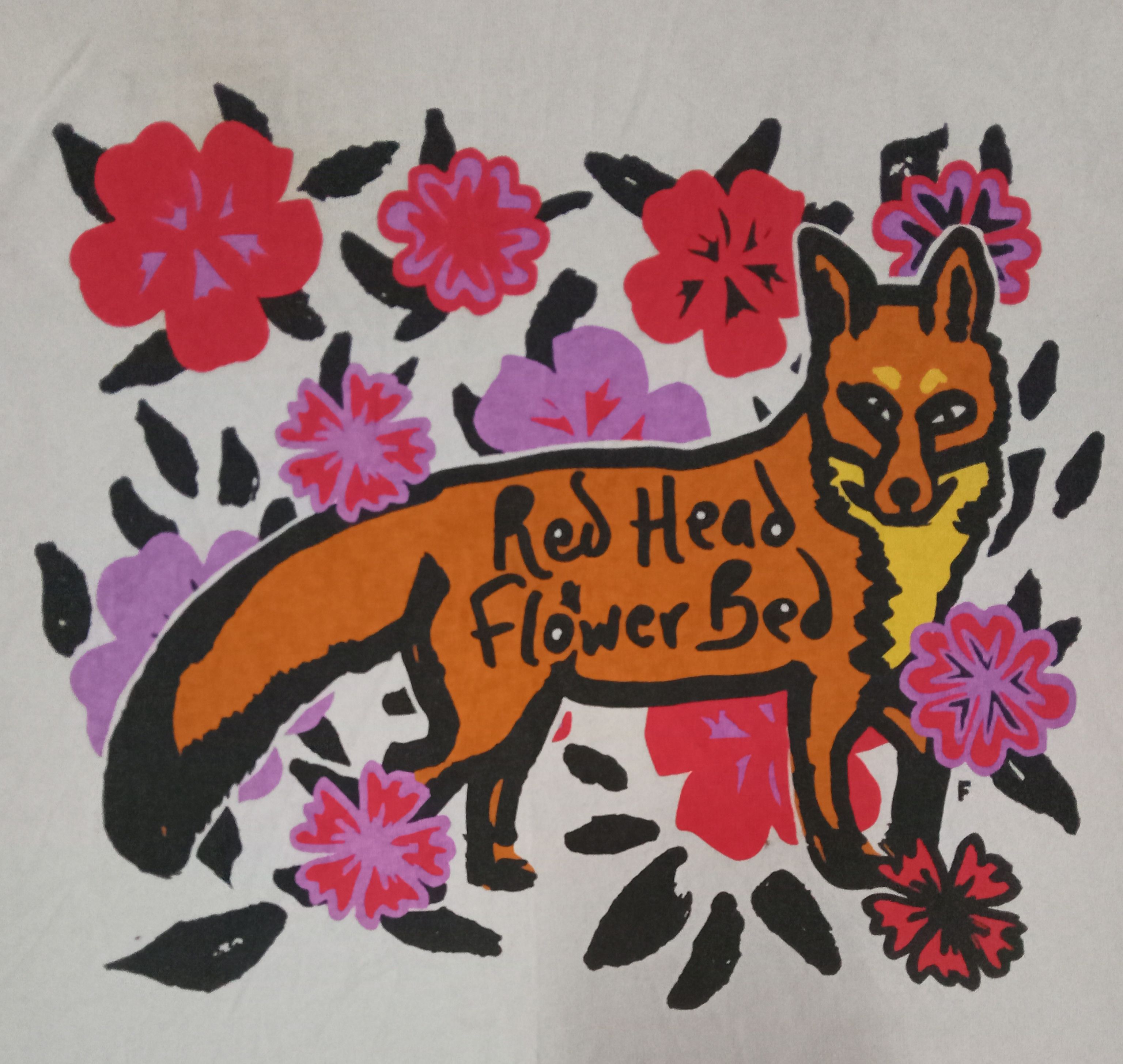 Designer Filip Pagowski x Gu Red Head Flower Bed T Shirt Size US L / EU 52-54 / 3 - 6 Thumbnail