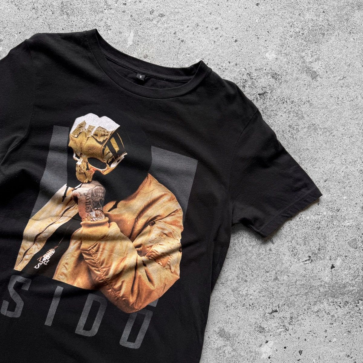 Other Sido Mens Black German Rap Music Graphic Print Band T-Shirt Size US S / EU 44-46 / 1 - 3 Thumbnail