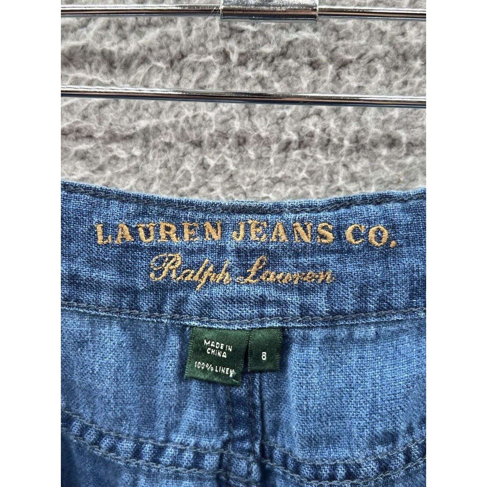 Lauren Ralph Lauren Lauren Ralph Lauren Jeans Co 100% Linen Floral Flared Pants Size 30" / US 8 / IT 44 - 3 Thumbnail