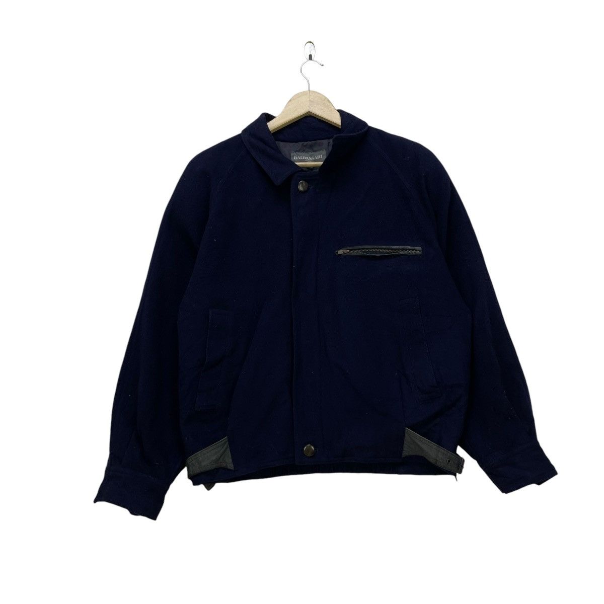 Autumn Cashmere × Japanese Brand Italian Designer Baldassari Bomber Wool Jacket Size M / US 6-8 / IT 42-44 - 1 Thumbnail