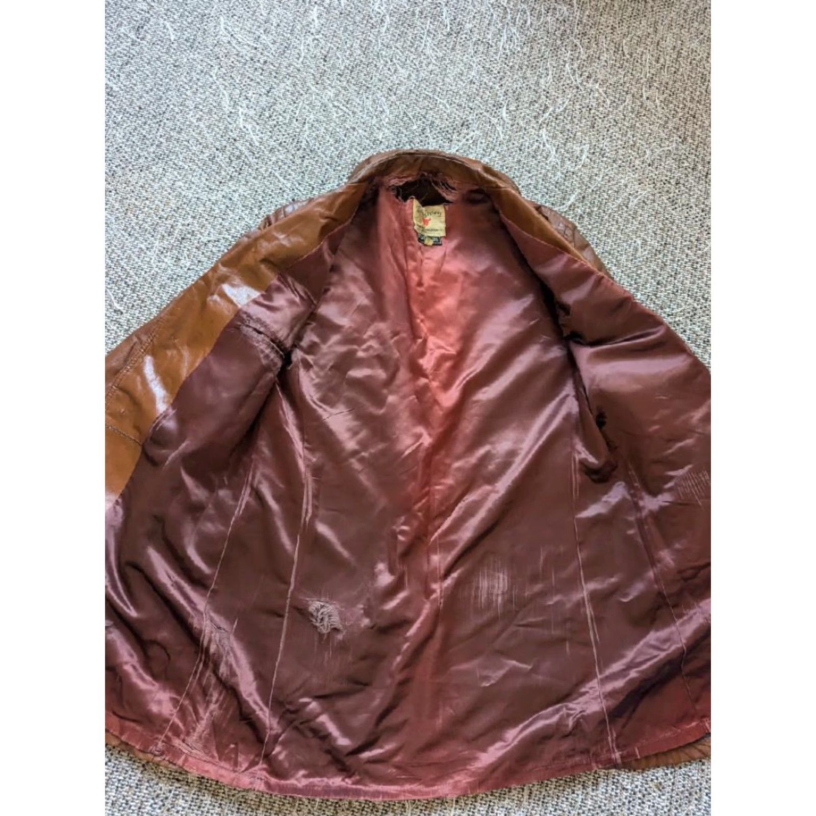 Vintage VINTAGE brown leather TRENCH COAT belted 42 M Field & Stream Coat Men XS-XL? Size US M / EU 48-50 / 2 - 7 Thumbnail