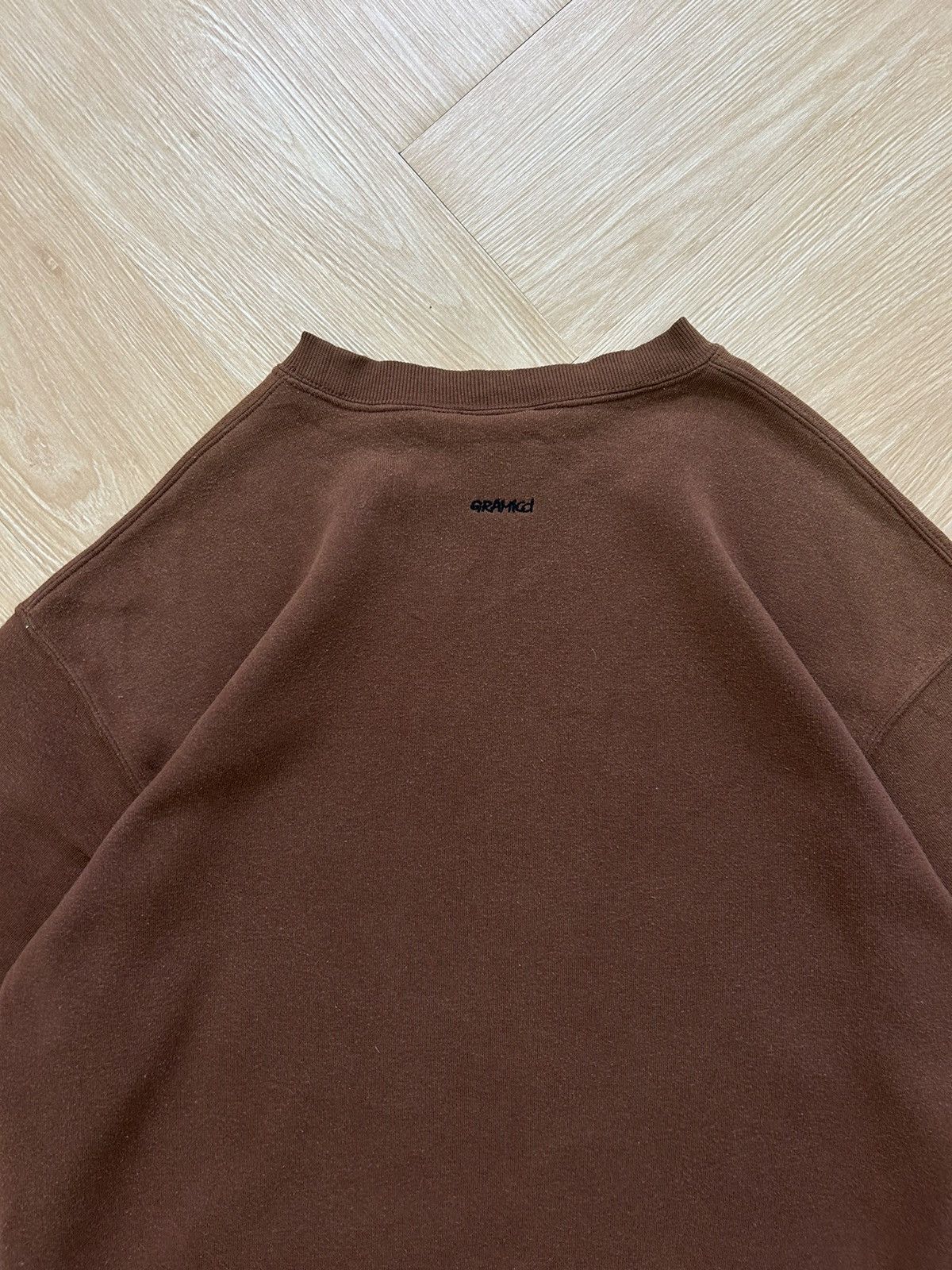 Designer × Grailed × Japanese Brand Vintage Gramicci crewneck sweatshirt centre logo Size US L / EU 52-54 / 3 - 9 Thumbnail