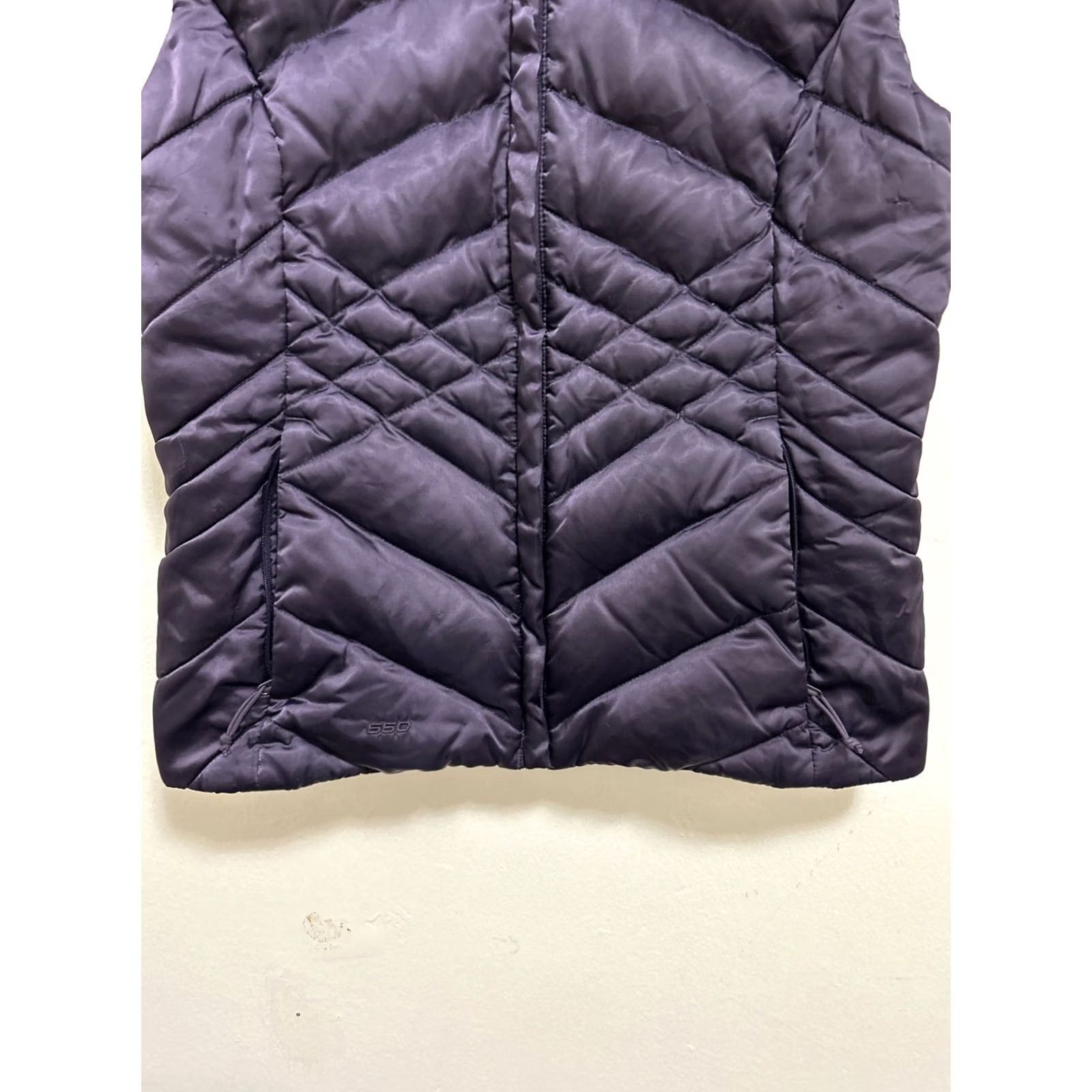 The North Face VINTAGE? No — North Face 550 Puffer Vest Womens S Purple Aconcagua Quilted Down Jacket Size S / US 4 / IT 40 - 3 Thumbnail
