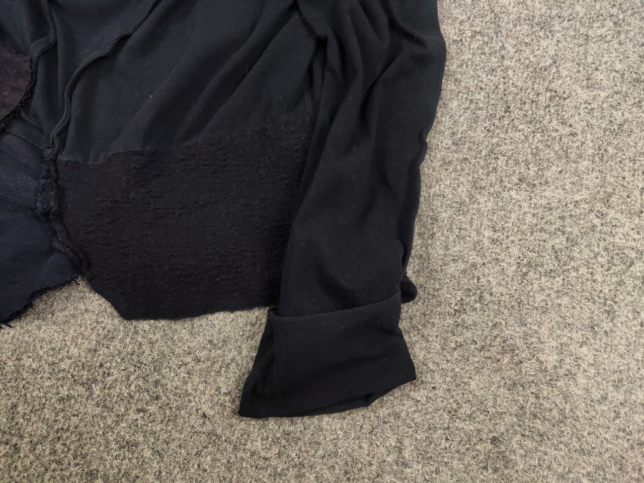 Rundholz black label Design Light Patchwork Navy Long Sleeve