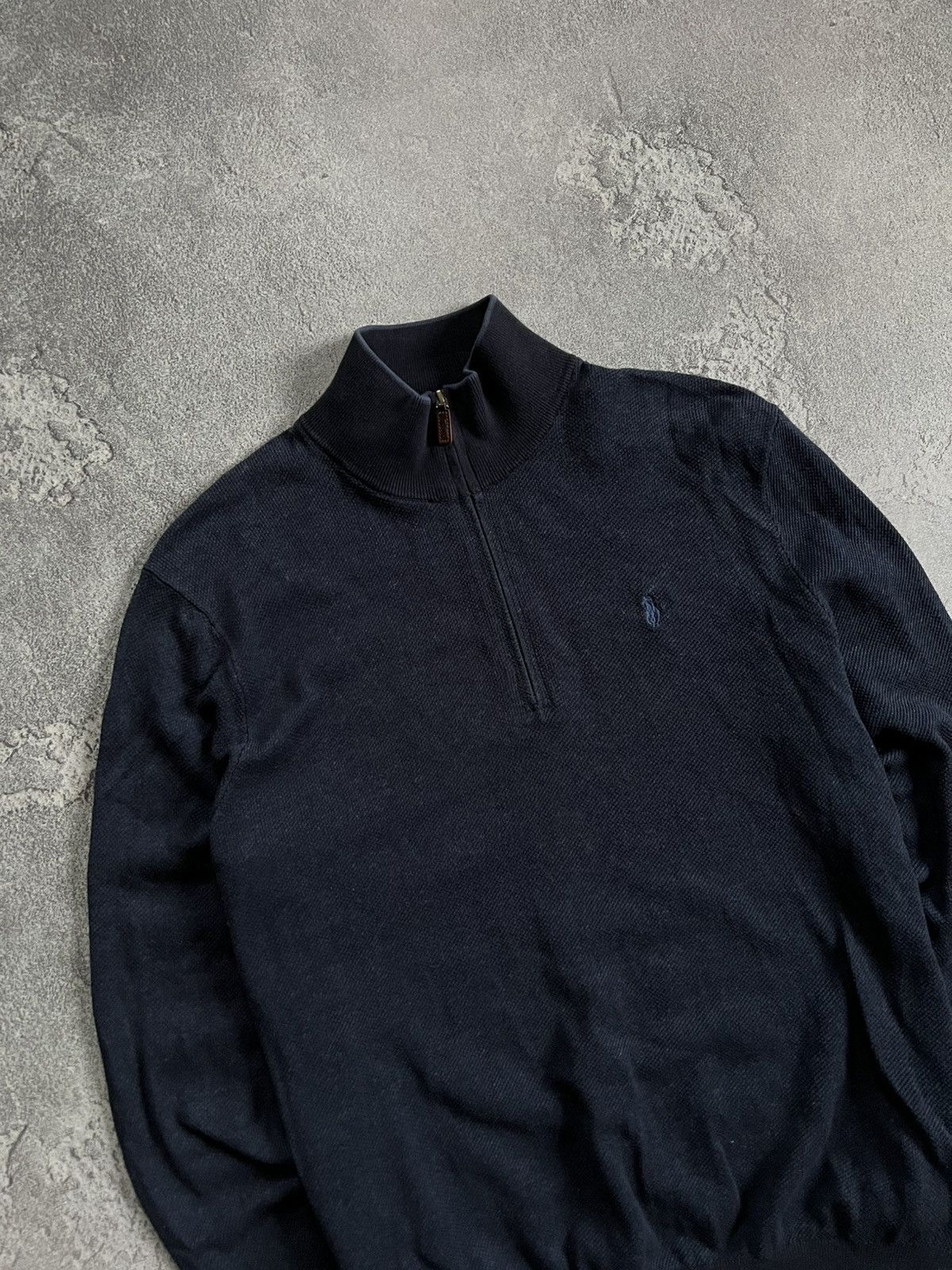 Polo Ralph Lauren Polo Ralph Lauren 1/4 Zip Sweater Sweatshirt Pullover Size L Size US L / EU 52-54 / 3 - 3 Thumbnail