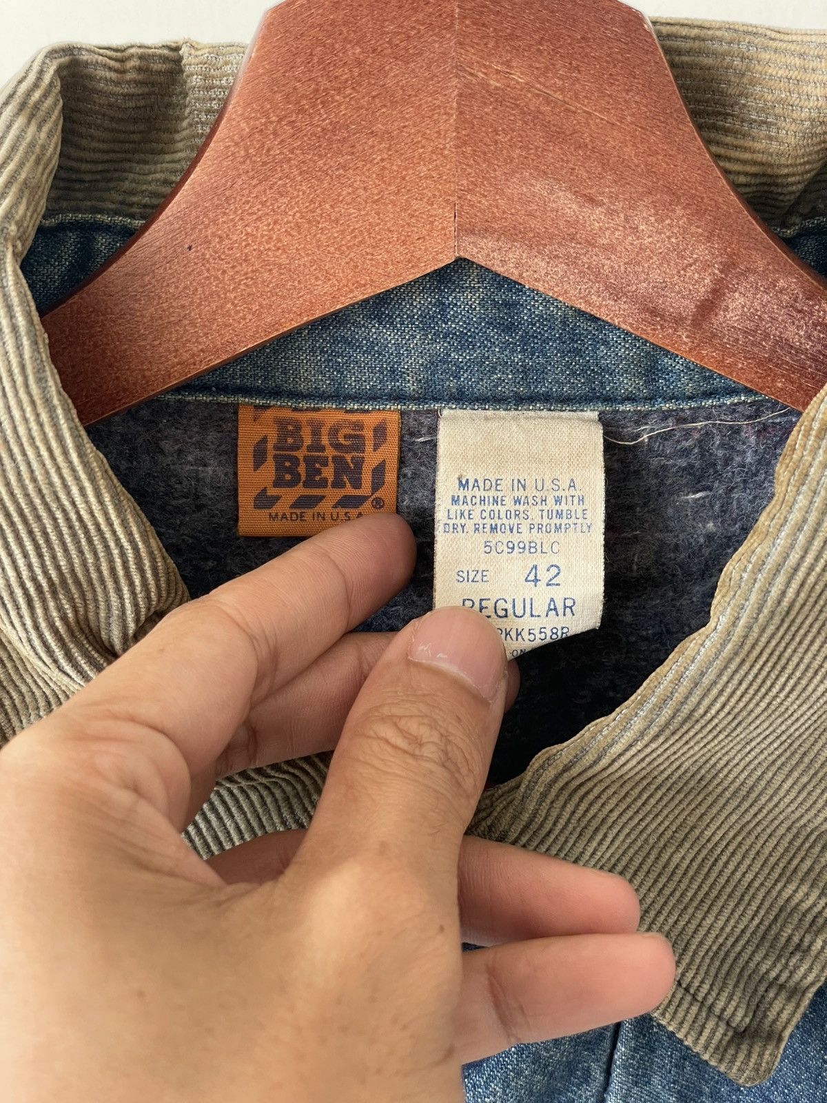 Carhartt Vintage Big Ben Workwear Denim Jacket Like Carhatt Size US XL / EU 56 / 4 - 3 Thumbnail
