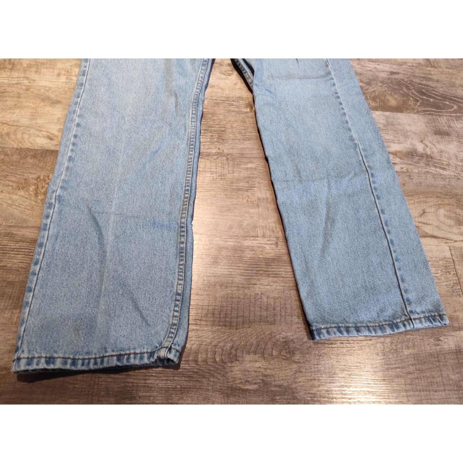 Levi's VINTAGE Levi's 505 Jeans Men's 36x30 Light Wash Straight Leg Cotton USA Y2K Size US 36 / EU 52 - 2 Thumbnail