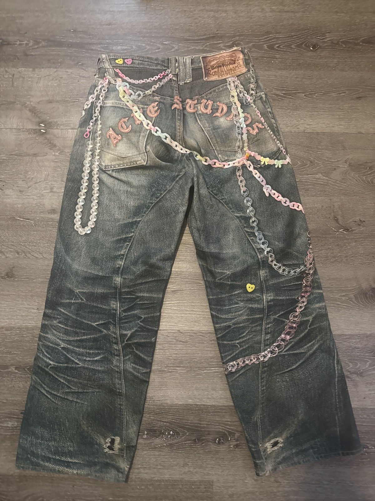 Acne Studios Acne studios candy chain 3d print wide Size US 32 / EU 48 - 2 Thumbnail