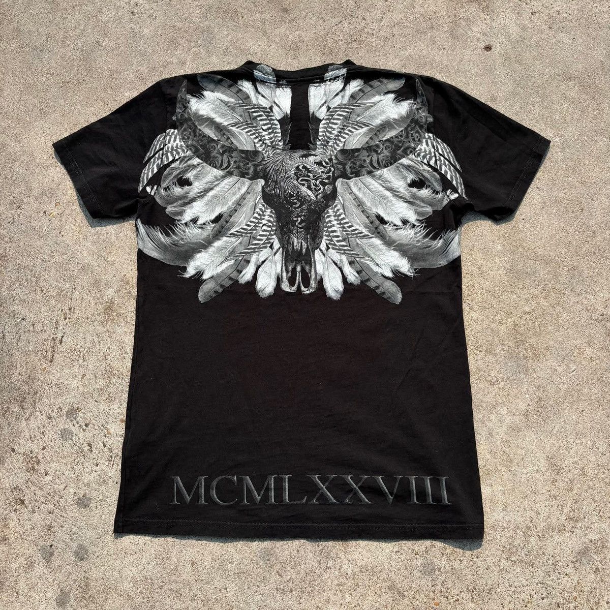 Philipp Plein ❌SOLD❌Philipp Plein Skull Wings Tee Double Sided Gothic Size US M / EU 48-50 / 2 - 2 Thumbnail