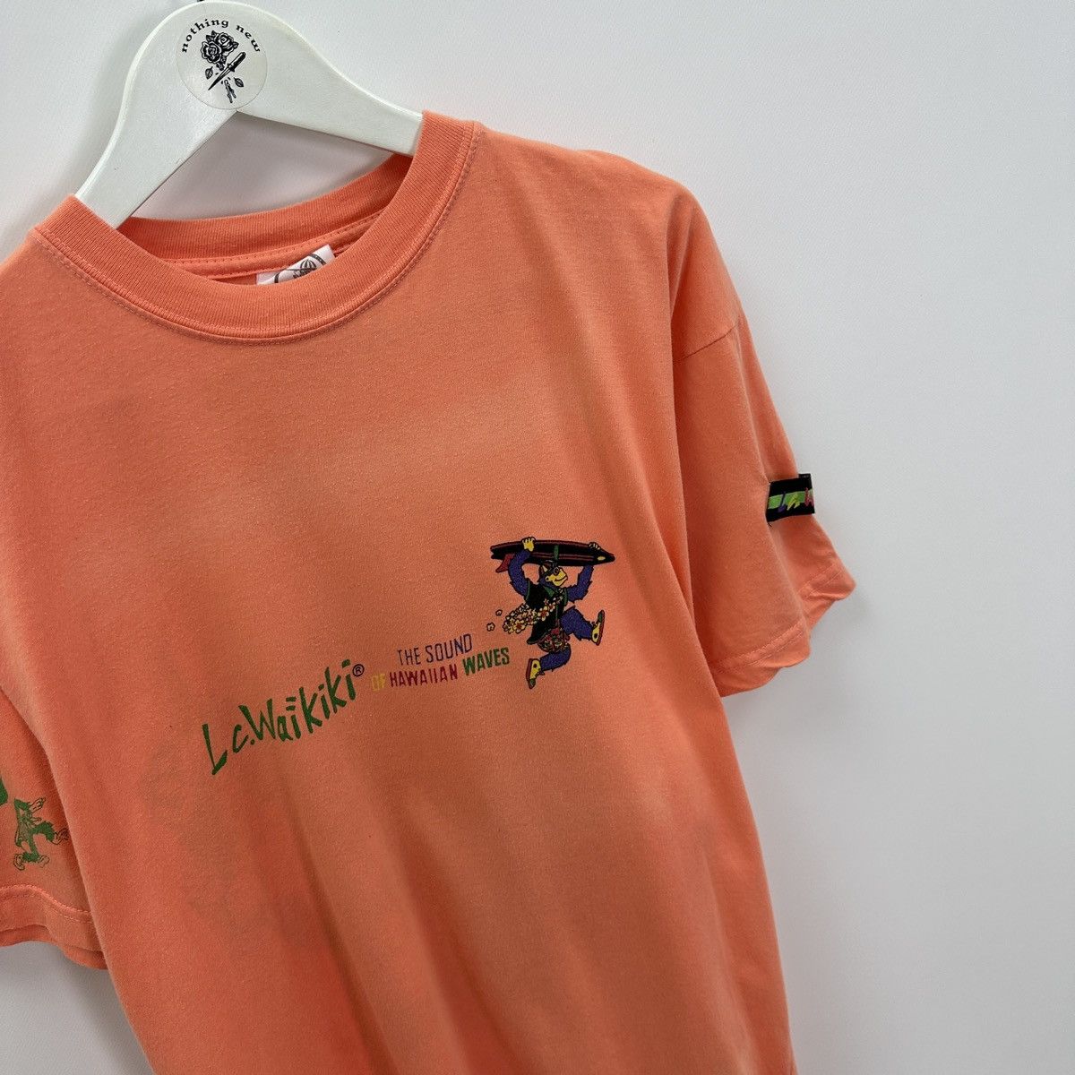 Vintage Vintage 90 LC Waikiki Sound of Hawaiian wave tee banana y2k Size US XL / EU 56 / 4 - 8 Thumbnail