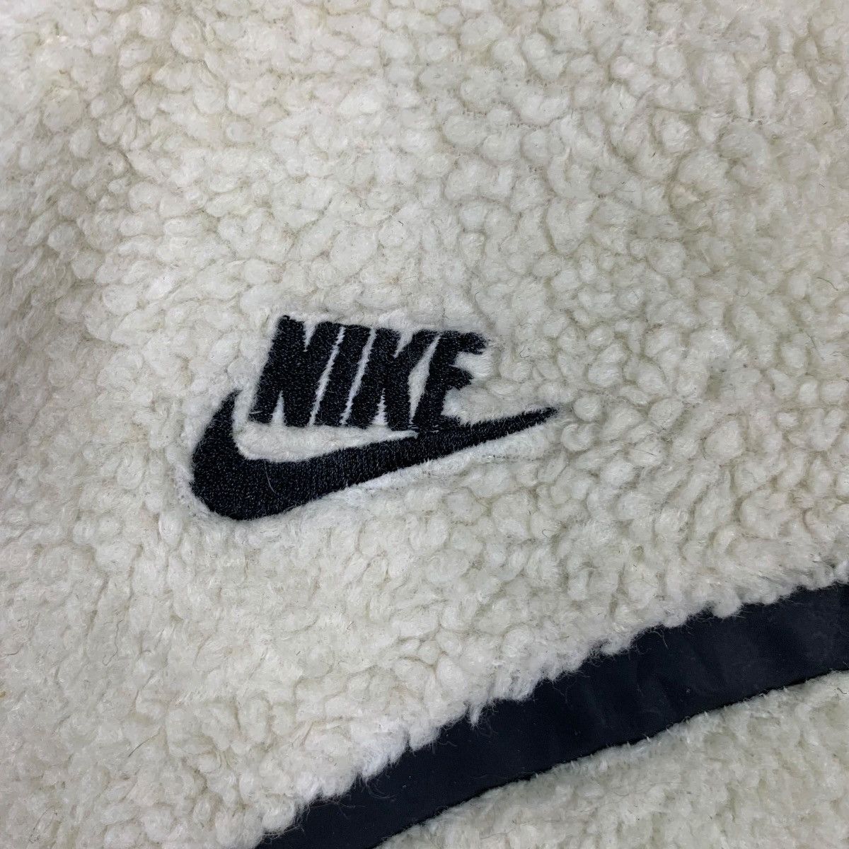 Nike NIKE Deep Pile Grey Fleece Zipper Hoodie Jacket #1059-C48 Size US M / EU 48-50 / 2 - 15 Thumbnail