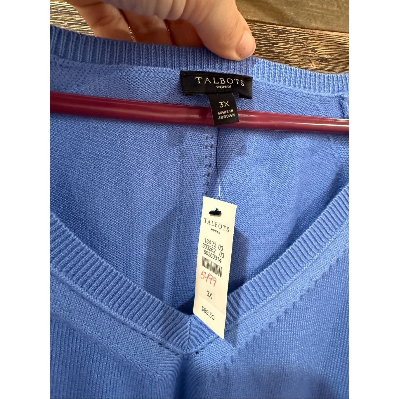 Other Talbots NWT sweater plus size 3X Size 3XL / US 20-22 - 3 Thumbnail