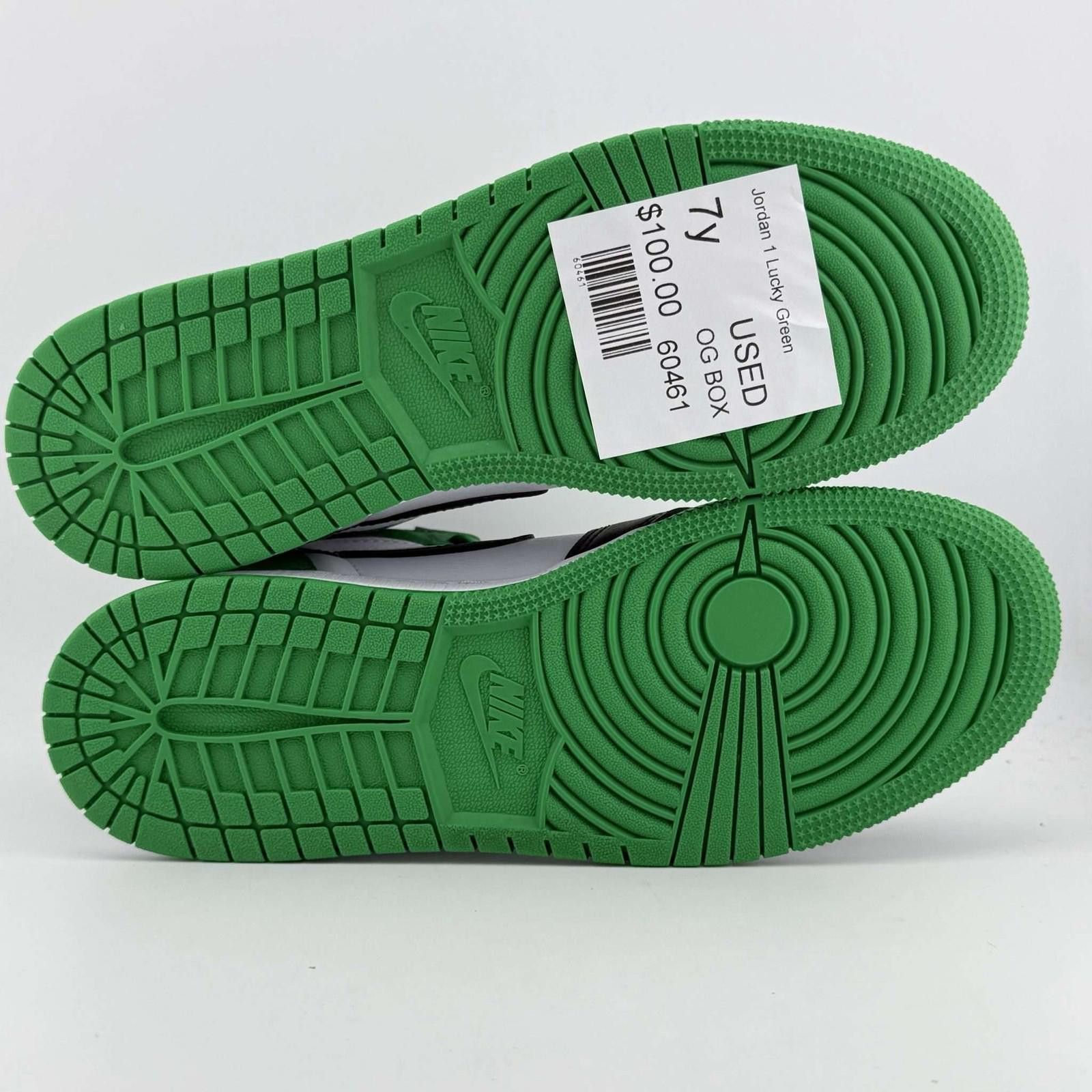 Nike Jordan 1 Lucky Green 7Y Used OG Box Size US 7 / EU 40 - 6 Thumbnail