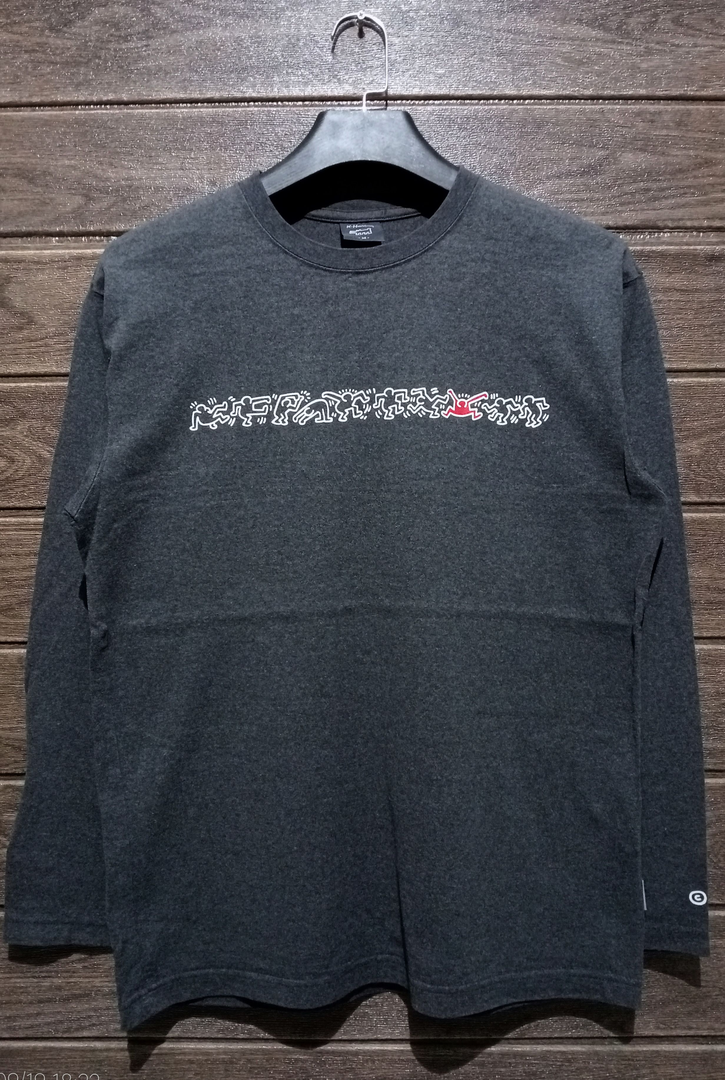Keith Haring Vintage Keith Haring Long Sleeve Tshirt Size US M / EU 48-50 / 2 - 1 Thumbnail