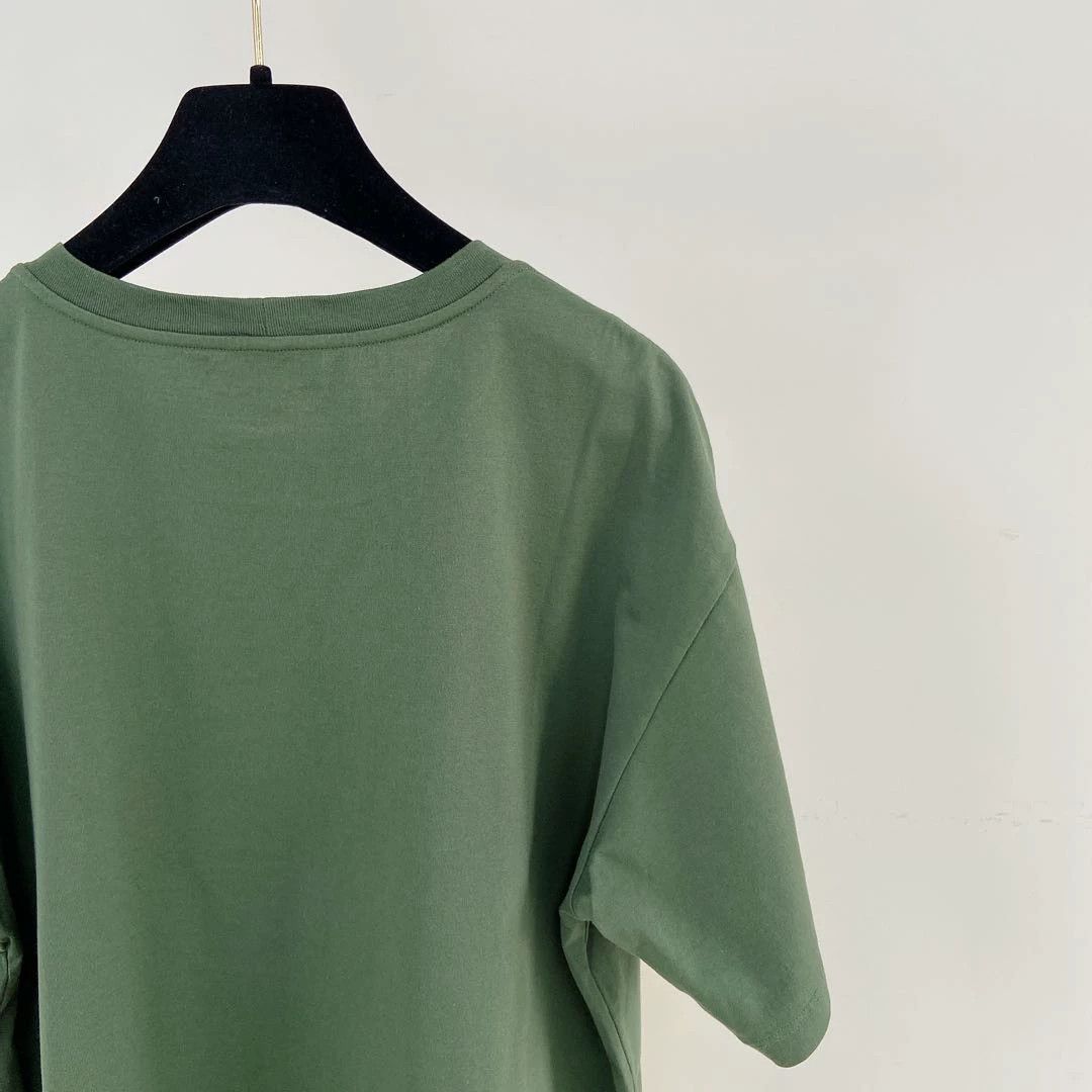 Celine Celine logo green t-shirt M 9315 Size US M / EU 48-50 / 2 - 5 Thumbnail