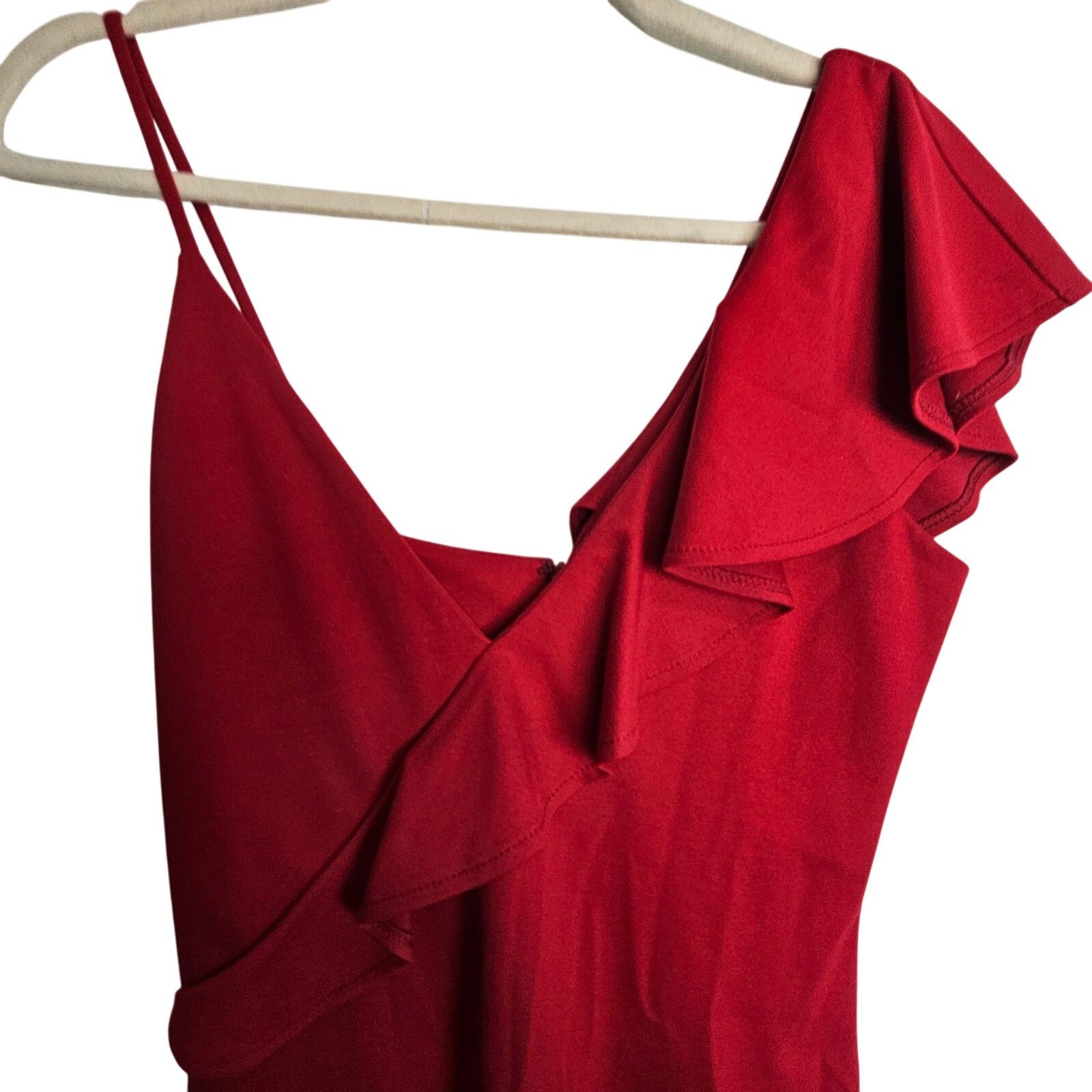 Amanda Uprichard Amanda Uprichard Red Cocktail Dress Mini Dress Womens M Size M / US 6-8 / IT 42-44 - 2 Thumbnail