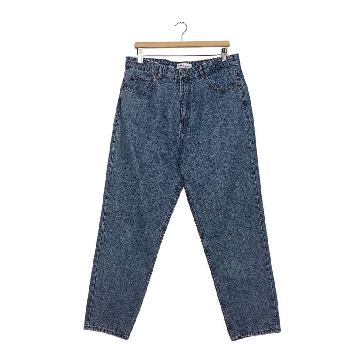 Japanese Brand 📌Vintage Denim Jeans Zara Ballon Design Issey Miyake Size 34" / US 12 / IT 48 - 2 Thumbnail