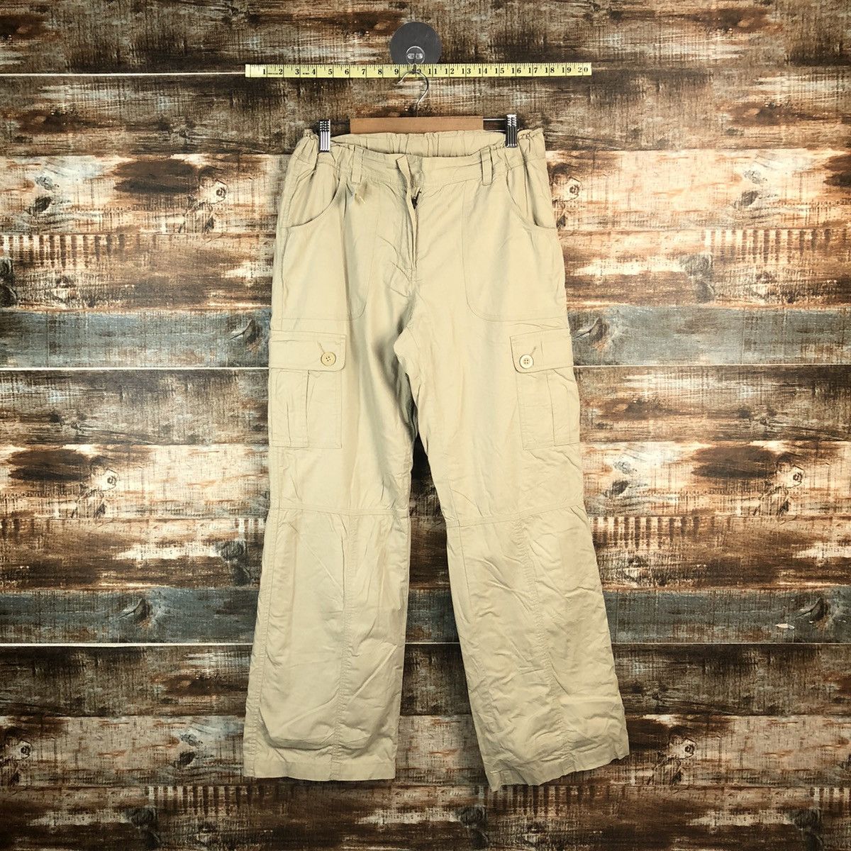 Japanese Brand DL Japanese Brand Gray Cargo Multipocket Pants #C662 Size US 27 - 1 Thumbnail