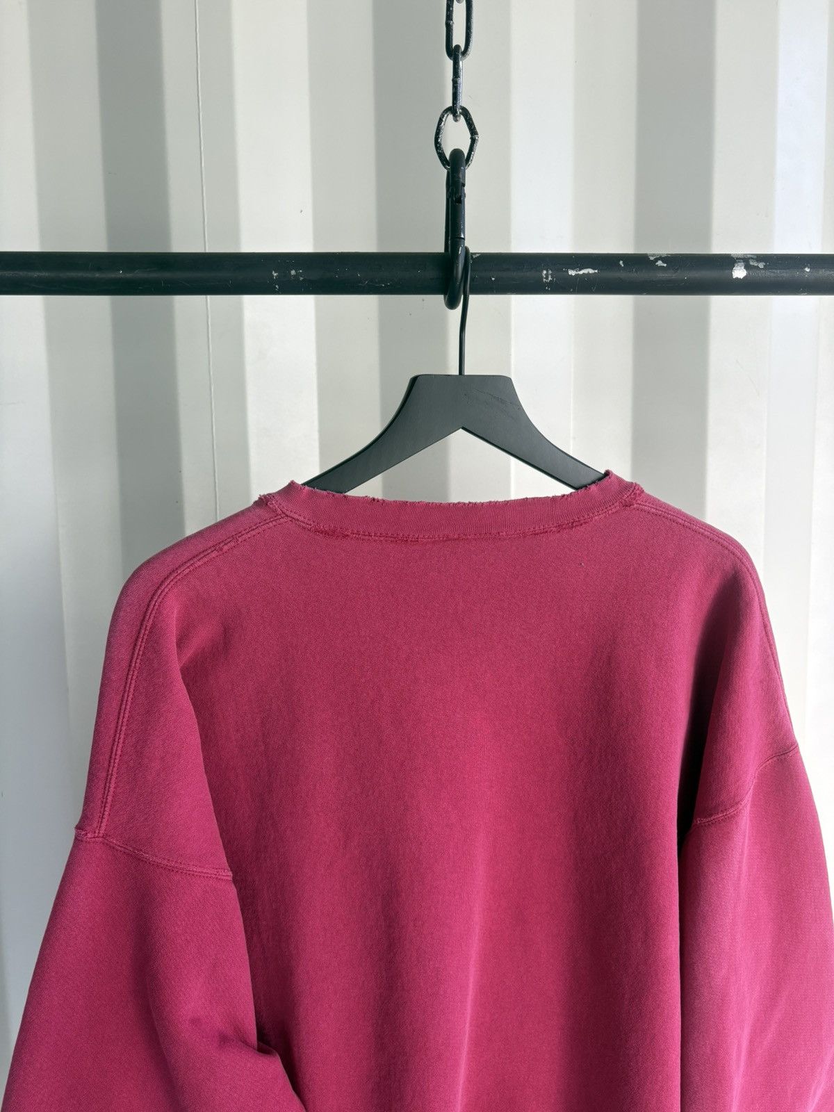 Vintage Thrashed Boxy Distressed Faded Sweater Grunge Band Size US XXL / EU 58 / 5 - 5 Thumbnail