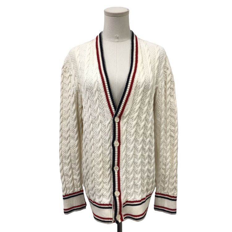 Thom Browne Thom Browne Cable Knit Cardigan Size XS Size US XS / EU 42 / 0 - 1 Thumbnail
