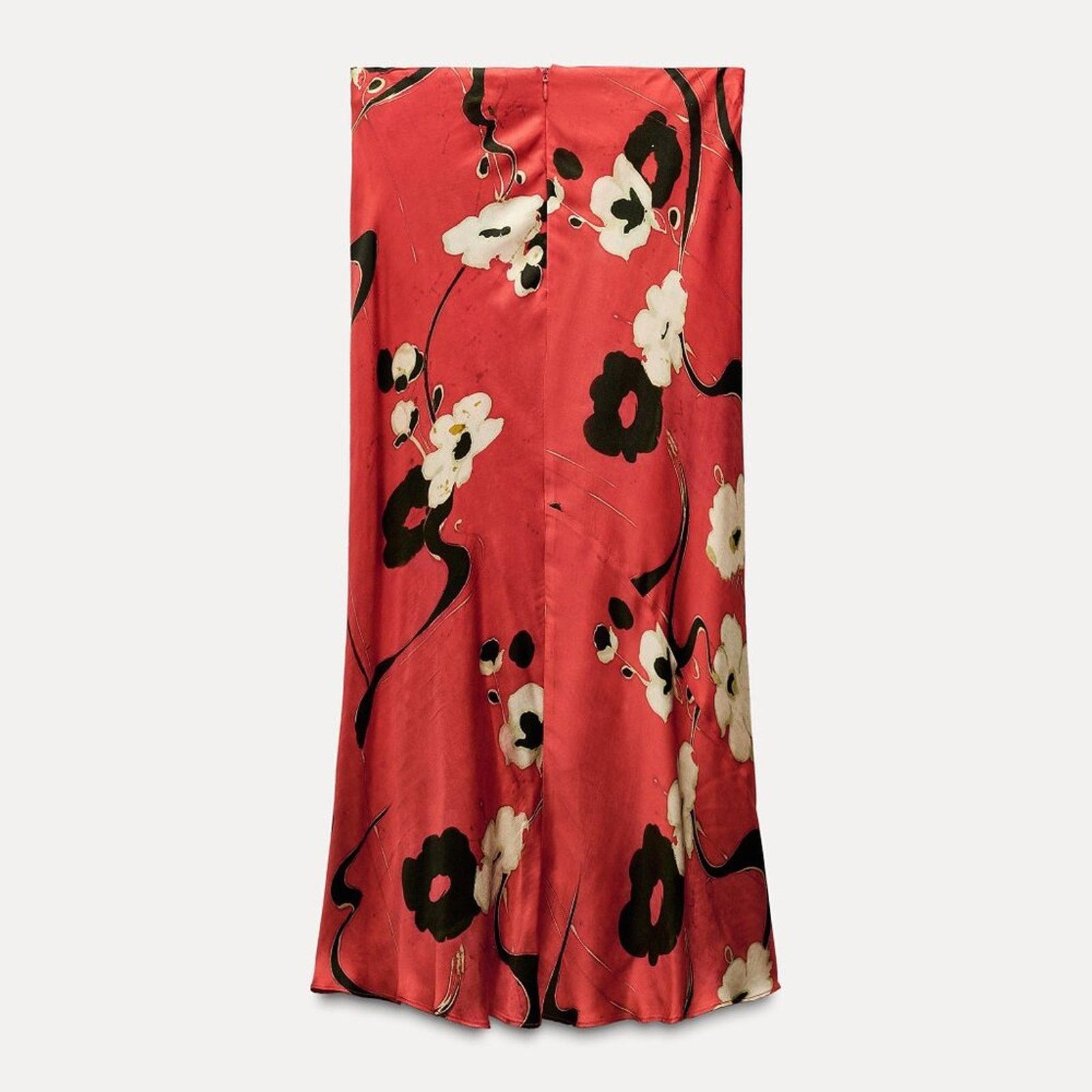 Zara ZARA Flowy Midi Skirt Size 34" / US 12 / IT 48 - 11 Thumbnail