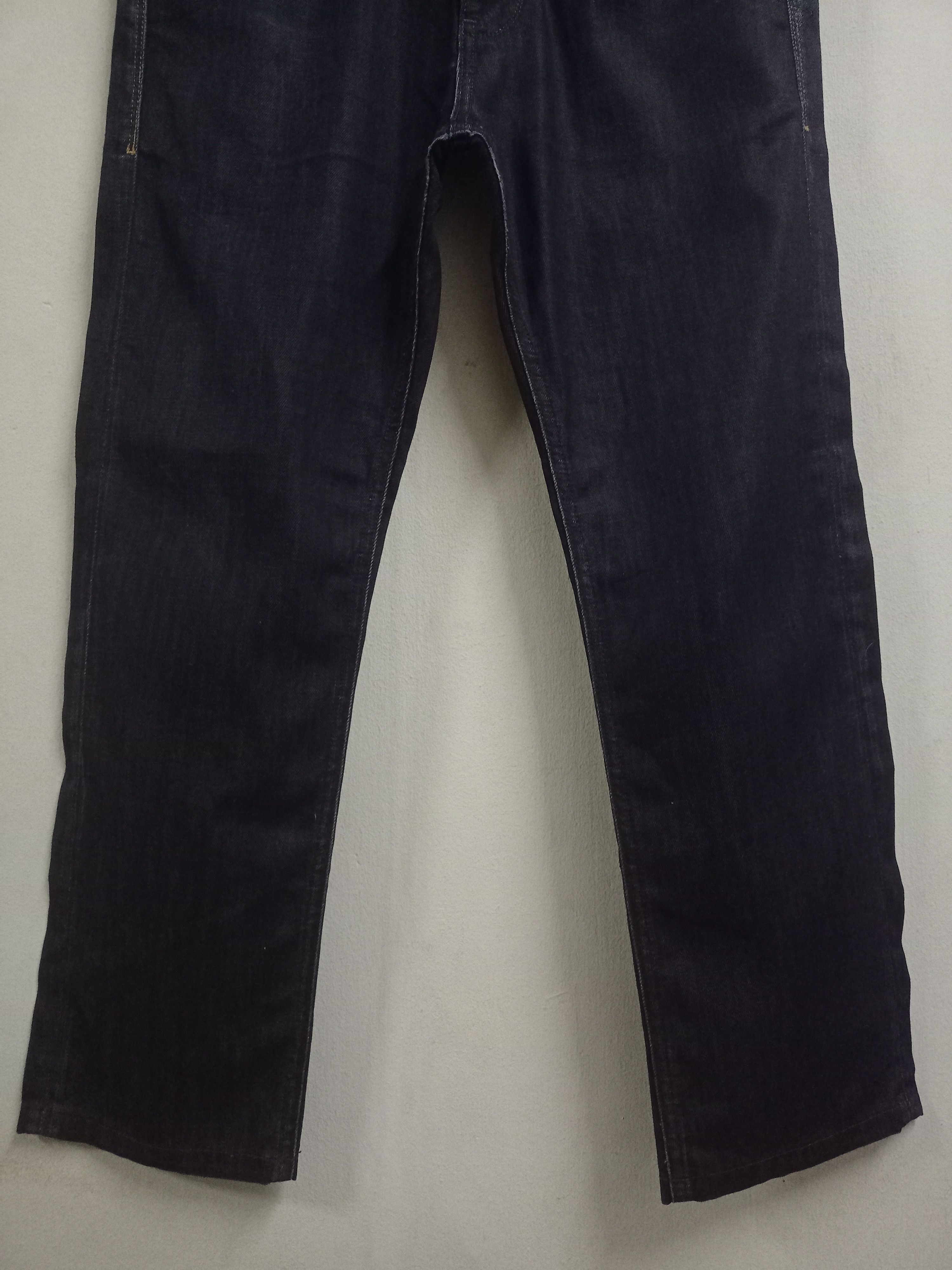 Armani × Armani Exchange Vintage Armani Raw Denim Indigo Style Jeans 33x27 Size US 33 - 5 Thumbnail