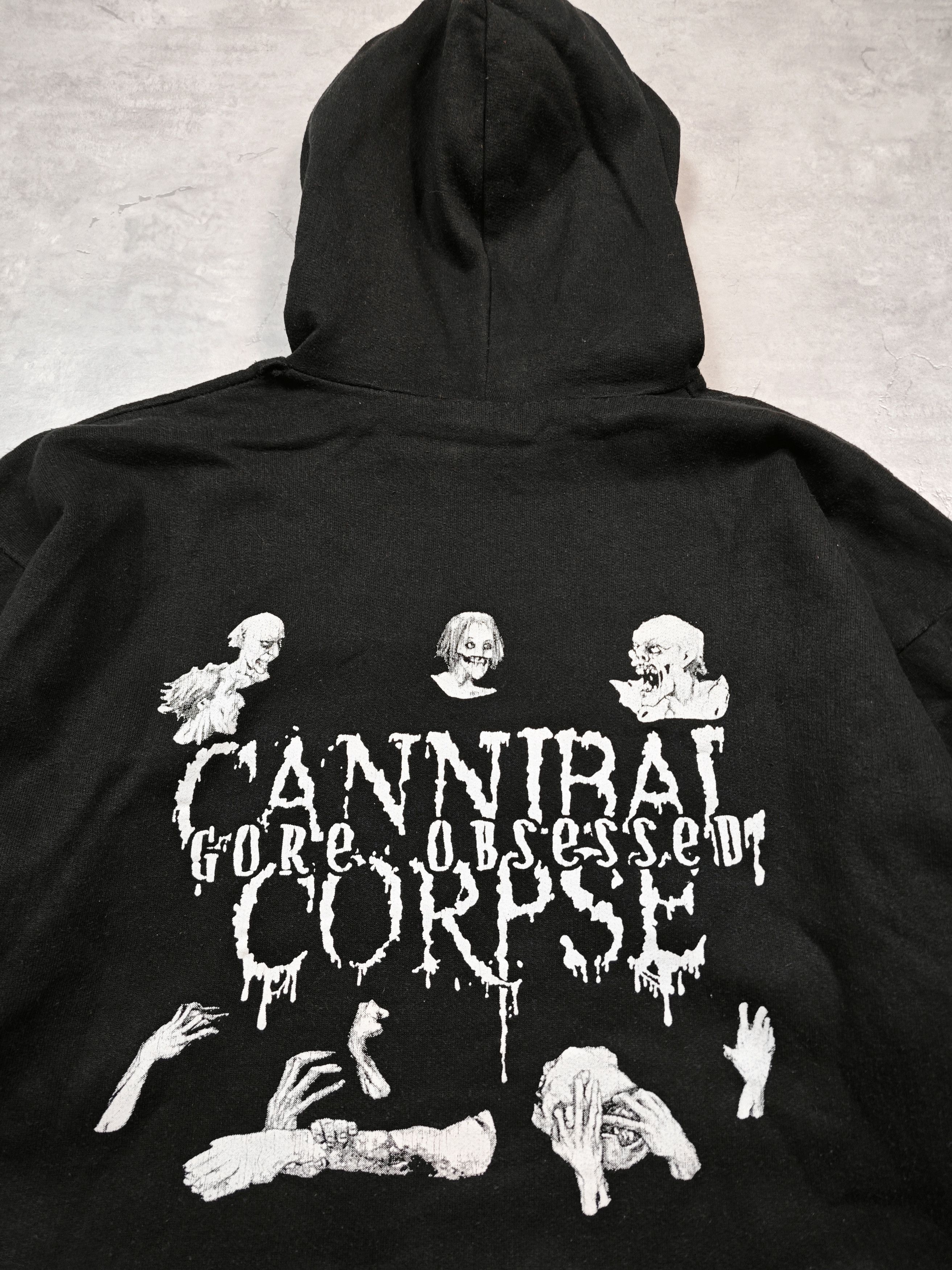 Vintage Cannibal Corpse Vintage Bootleg Hoodie Size US L / EU 52-54 / 3 - 7 Thumbnail
