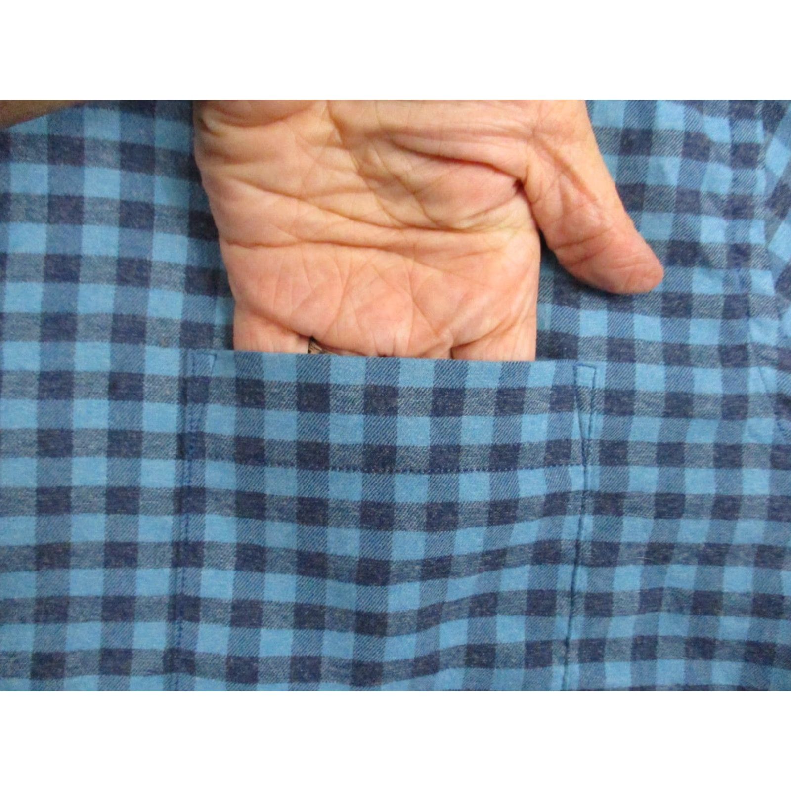 Peter Millar Peter Millar Crown Sport Shirt Large Mens Button-Down Sleeve Stretch Blue Plaid Check - Classic Fit Size US L / EU 52-54 / 3 - 2 Thumbnail