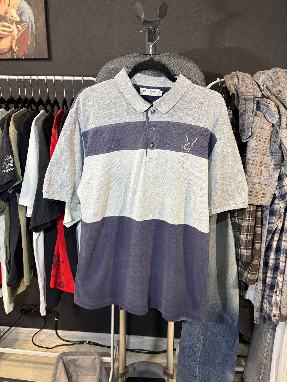 Yves Saint Laurent Yves Saint Laurent polo Size:L Size US L / EU 52-54 / 3 - 1 Thumbnail