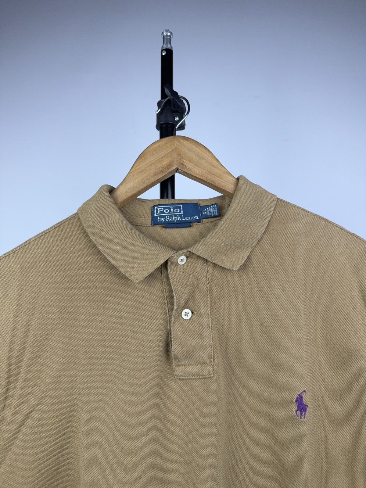 Polo Ralph Lauren Luxury 90s Retro Polo Ralph Lauren Custom Fit Polo Shirt XL Size US XL / EU 56 / 4 - 5 Thumbnail