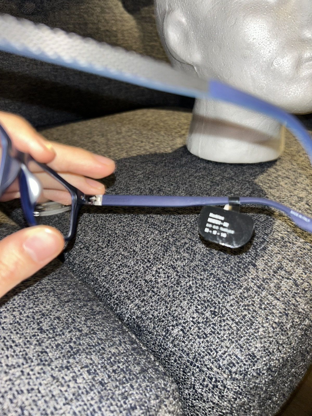 Montblanc Montblanc MB0252O 002 Blue Acetate Eyeglasses 56mm Size ONE SIZE - 5 Thumbnail