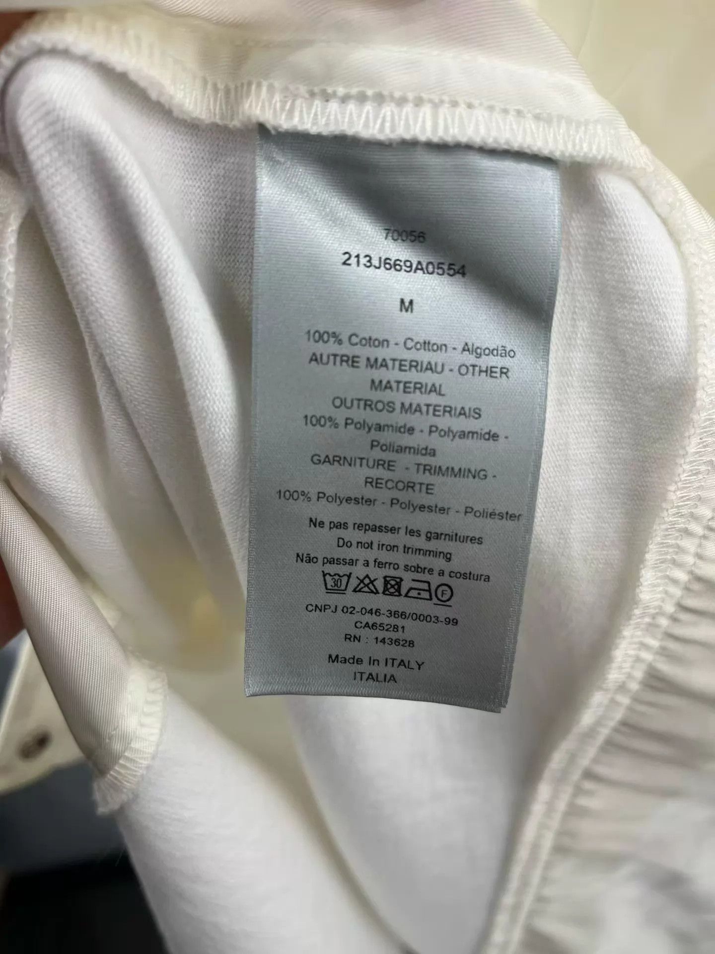 Dior Dior sacai Men's New Patch Pocket Tee M Size US M / EU 48-50 / 2 - 3 Thumbnail