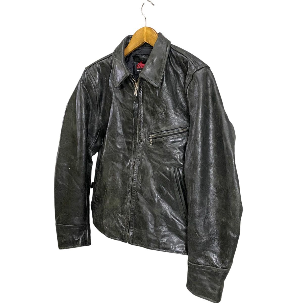 Genuine Leather Vintage Patina Indian Motocycle Inc leather jacket Size US M / EU 48-50 / 2 - 3 Thumbnail