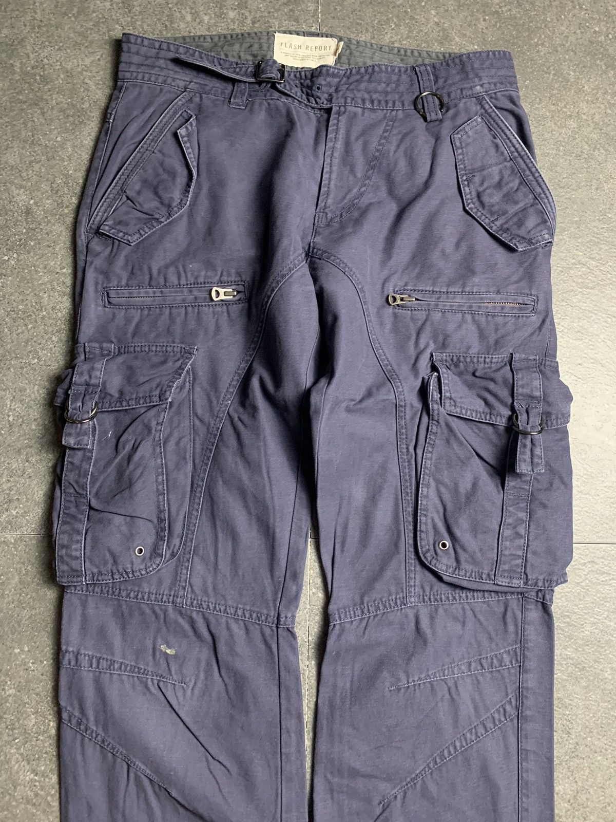 If Six Was Nine × Japanese Brand × Le Grande Bleu (L.G.B.) 2000s Flash Report Gurkha Cargo Pants Size US 33 - 3 Thumbnail
