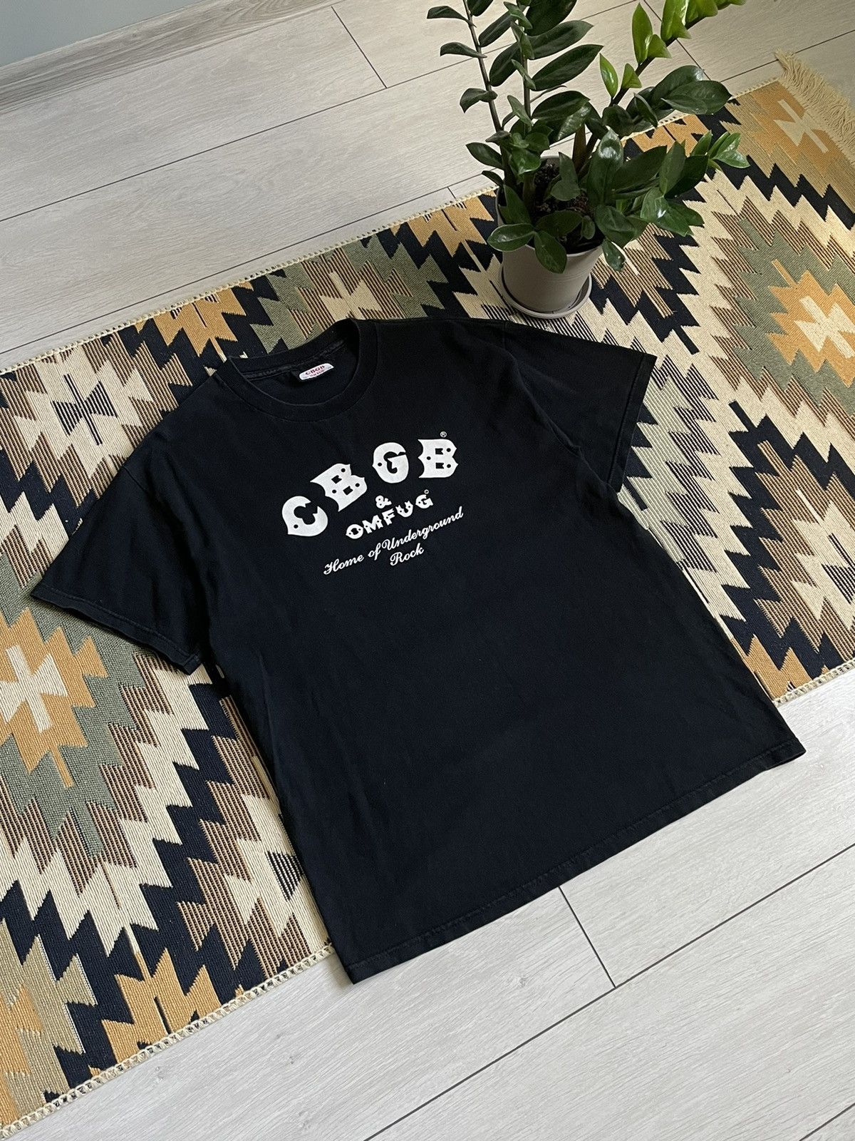 Band Tees × Seditionaries × Vintage Vintage CBGB Om Fug T-shirt Size US L / EU 52-54 / 3 - 3 Thumbnail