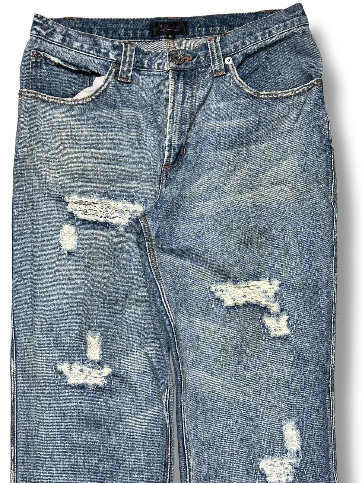 Japanese Brand Japan Jeans Distressed Straight Loose Style With Faded Wash Size US 32 / EU 48 - 4 Thumbnail