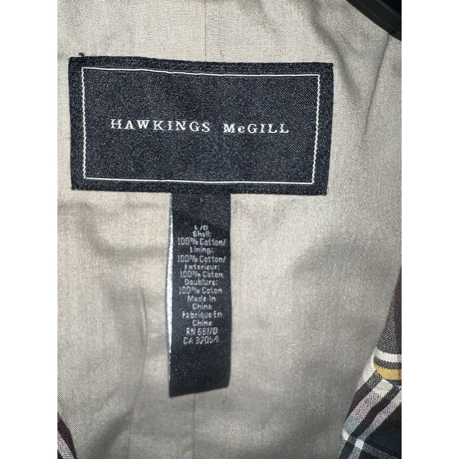 Hawkings Mcgill Hawkings & McGill Blazer Jacket Men’s Large Button Up Cotton Size US L / EU 52-54 / 3 - 2 Thumbnail