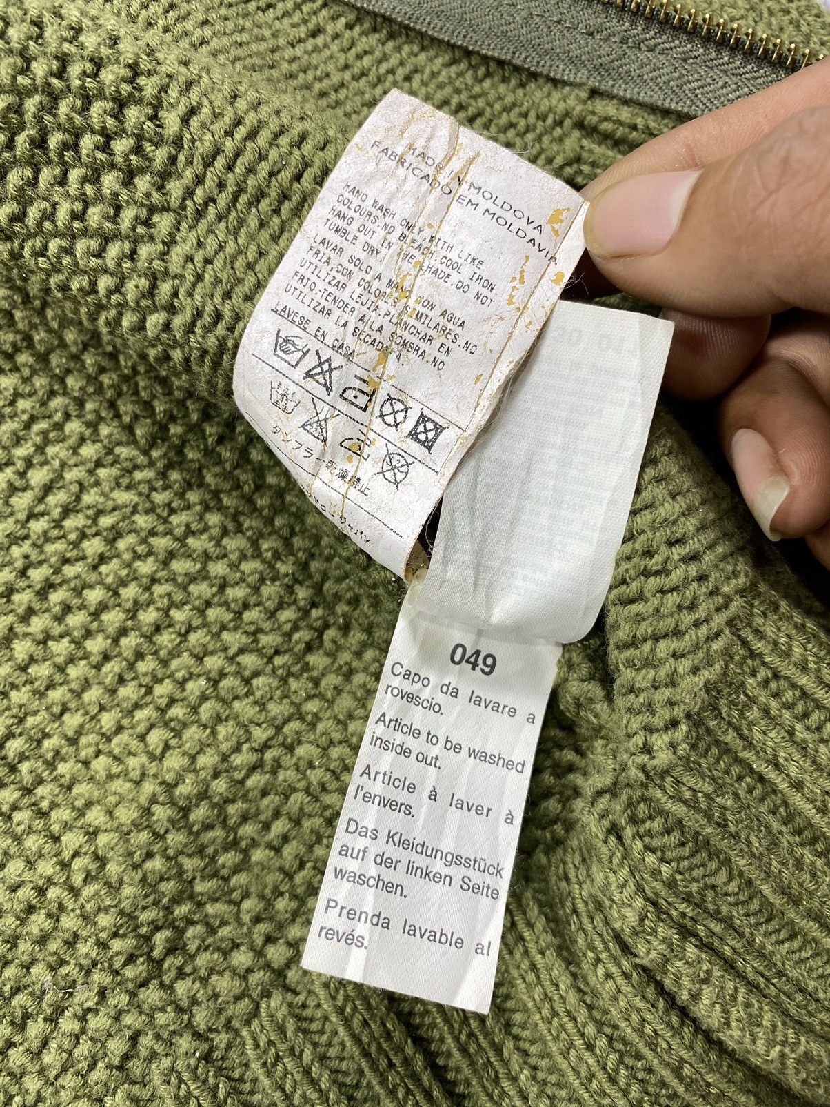 Beauty Beast × Japanese Brand × Vintage Max&co Knitted Cardigan Zip Green Size US M / EU 48-50 / 2 - 8 Thumbnail