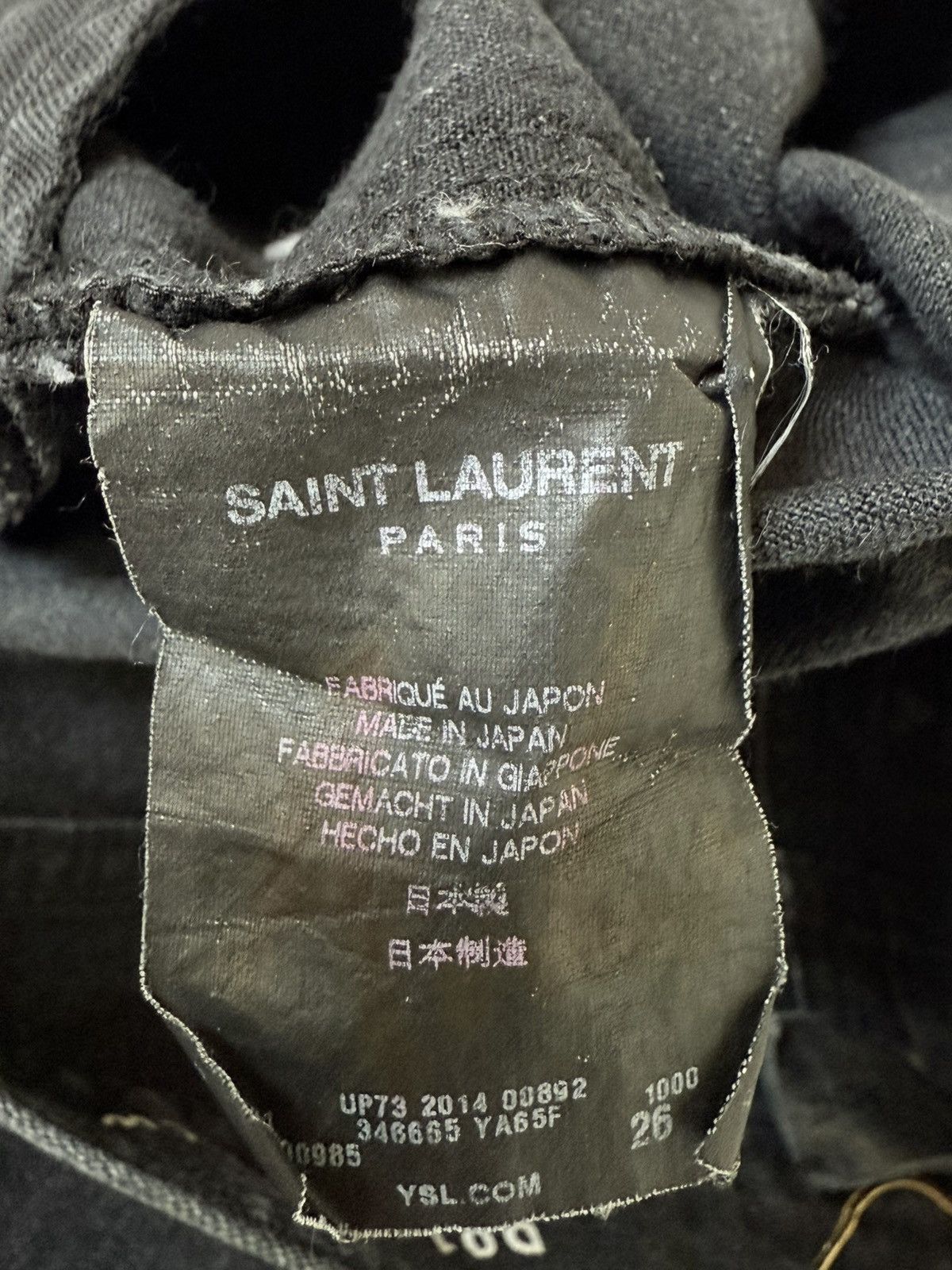 Saint Laurent Paris Saint Laurent Black Skinny Jeans Size US 26 / EU 42 - 10 Thumbnail