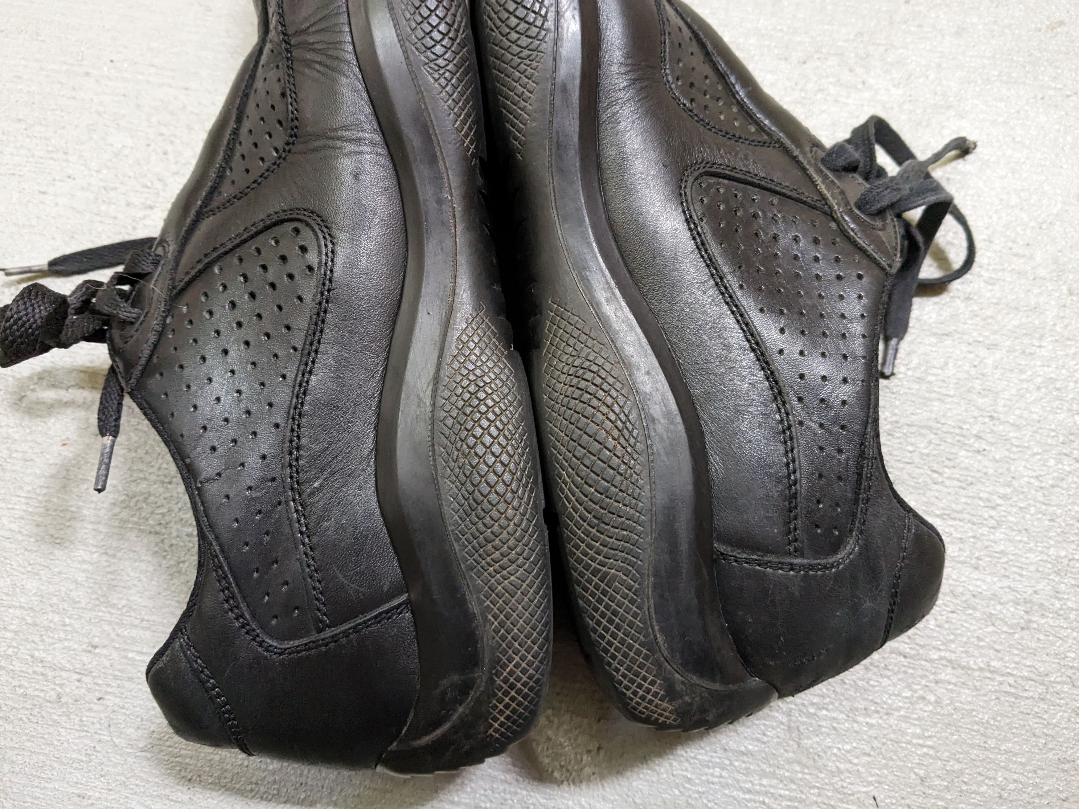 Prada Prada America's Cup Size 9.5 Black Red Leather Low Tops Size US 9.5 / EU 42-43 - 7 Thumbnail