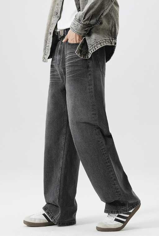 Japanese Brand Retro fashion distressed whisker street jeans Size US 32 / EU 48 - 2 Thumbnail