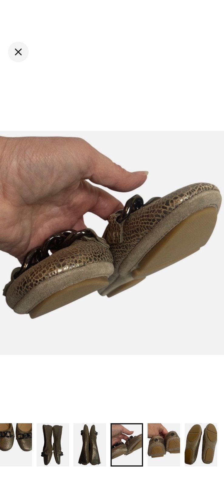 Donald Pliner Donald Pliner Leather Ballet Flat Meets Driving Moccasin Size US 6.5 / IT 36.5 - 6 Thumbnail