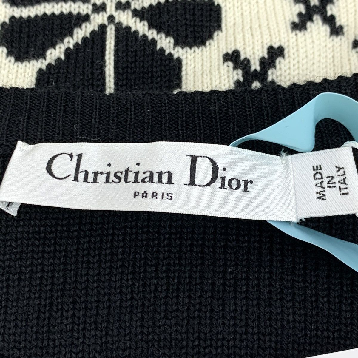 Dior DiorWool Crew Neck Lace Trim Long Sleeve Knit Sweater K26WX Size XS / US 0-2 / IT 36-38 - 5 Thumbnail