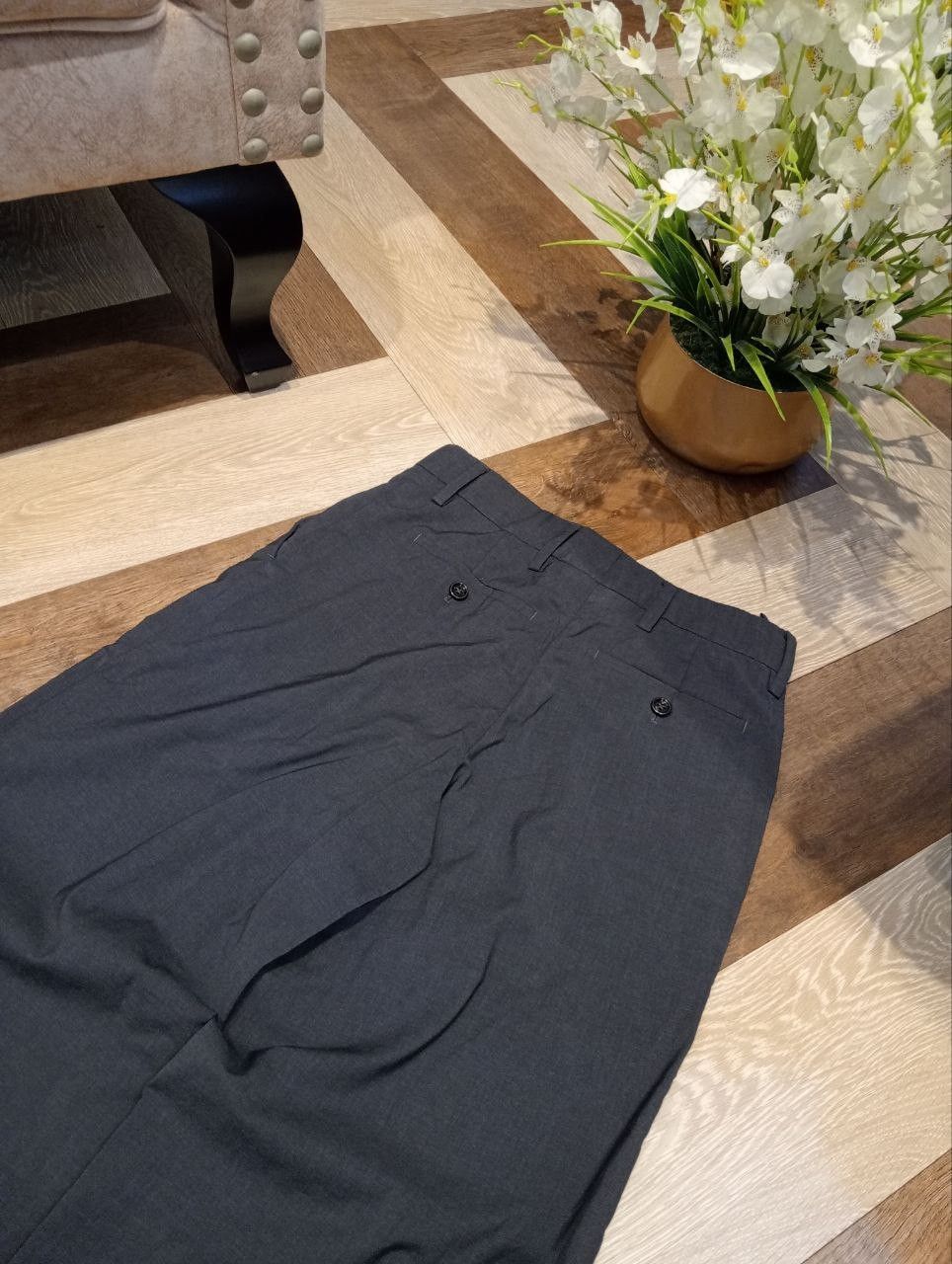 Prada LUXURY PRADA MILANO BAGGY WIDE LEG PANTS Size 25" / US 0 / IT 36 - 12 Thumbnail