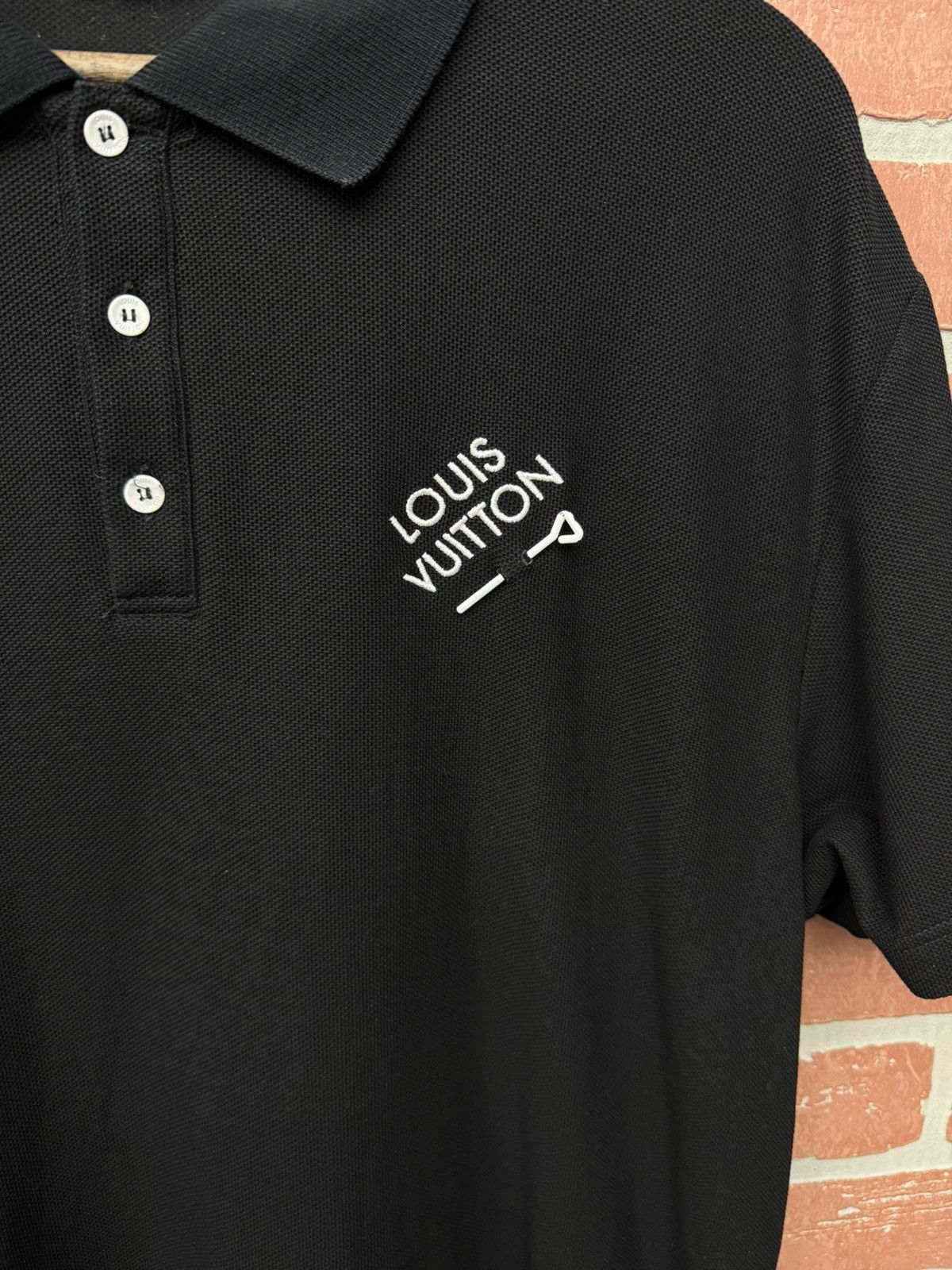 Louis Vuitton Louis Vuitton x Virgil Abloh Back Polo Tee Size L Size US L / EU 52-54 / 3 - 4 Thumbnail