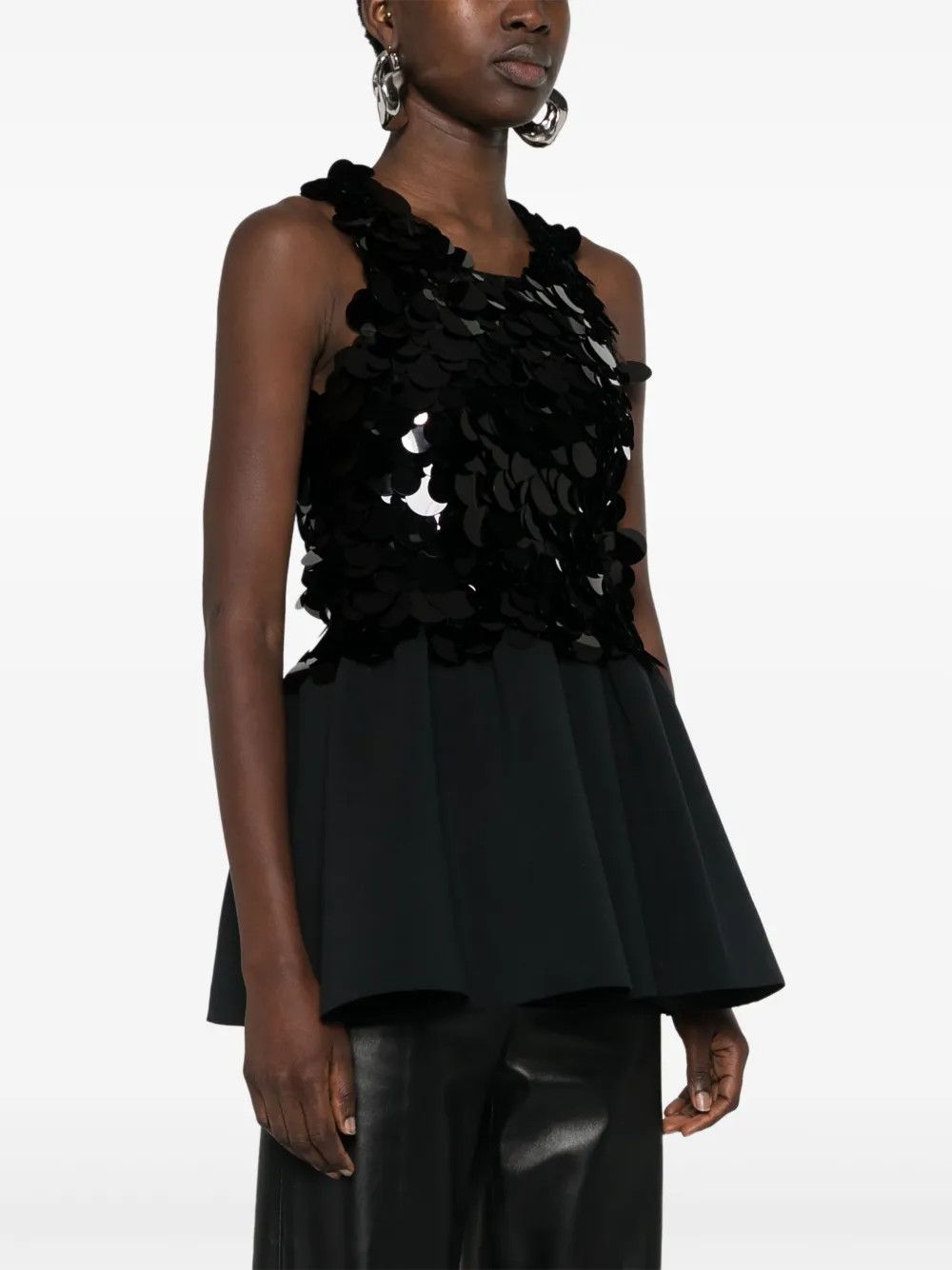 Jil Sander o1y1025 Blouse in Black Size XS / US 0-2 / IT 36-38 - 3 Thumbnail