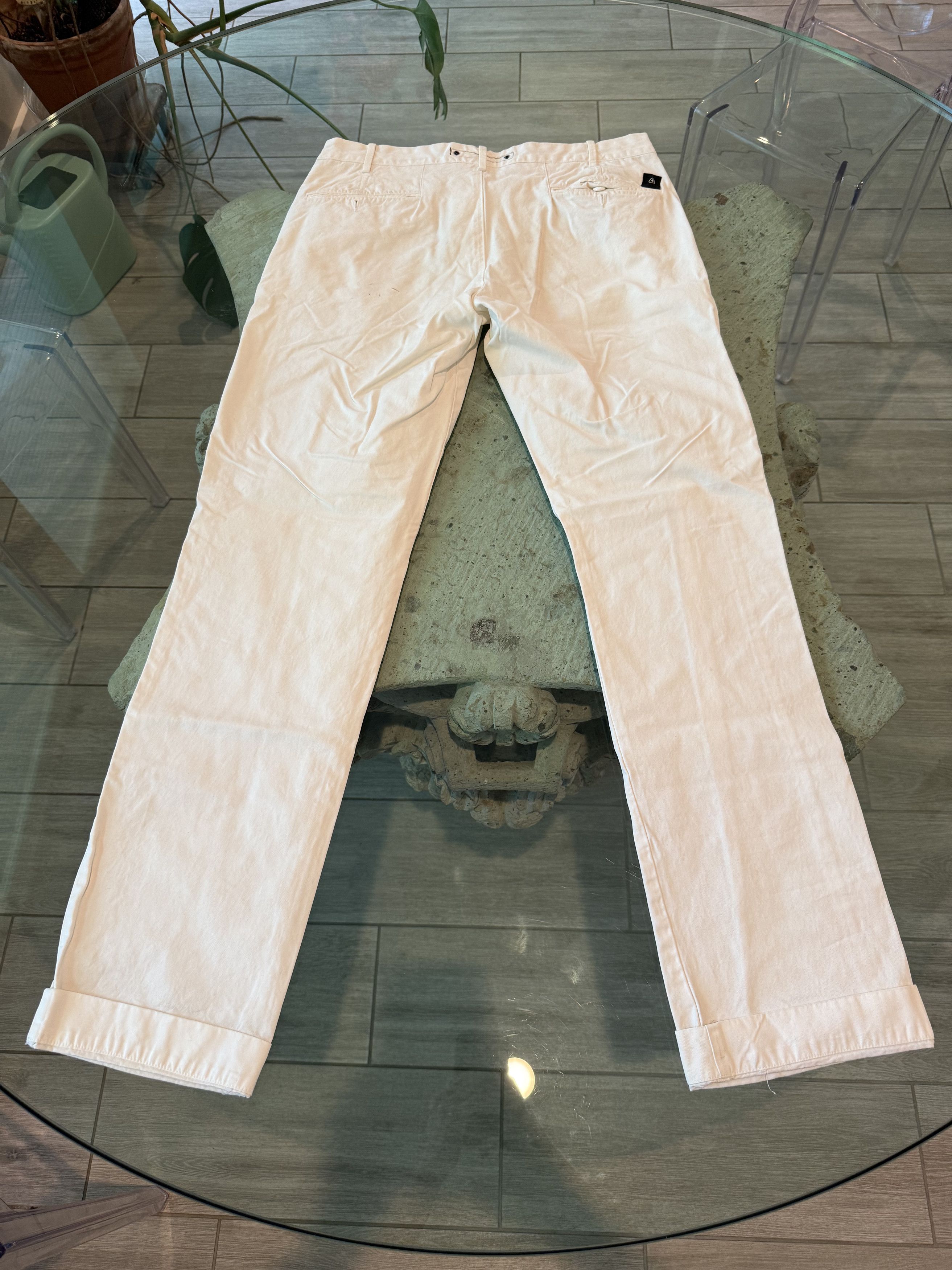 Stone Island Stone Island White Vintage Pants (Cotton) Size US 34 / EU 50 - 2 Thumbnail