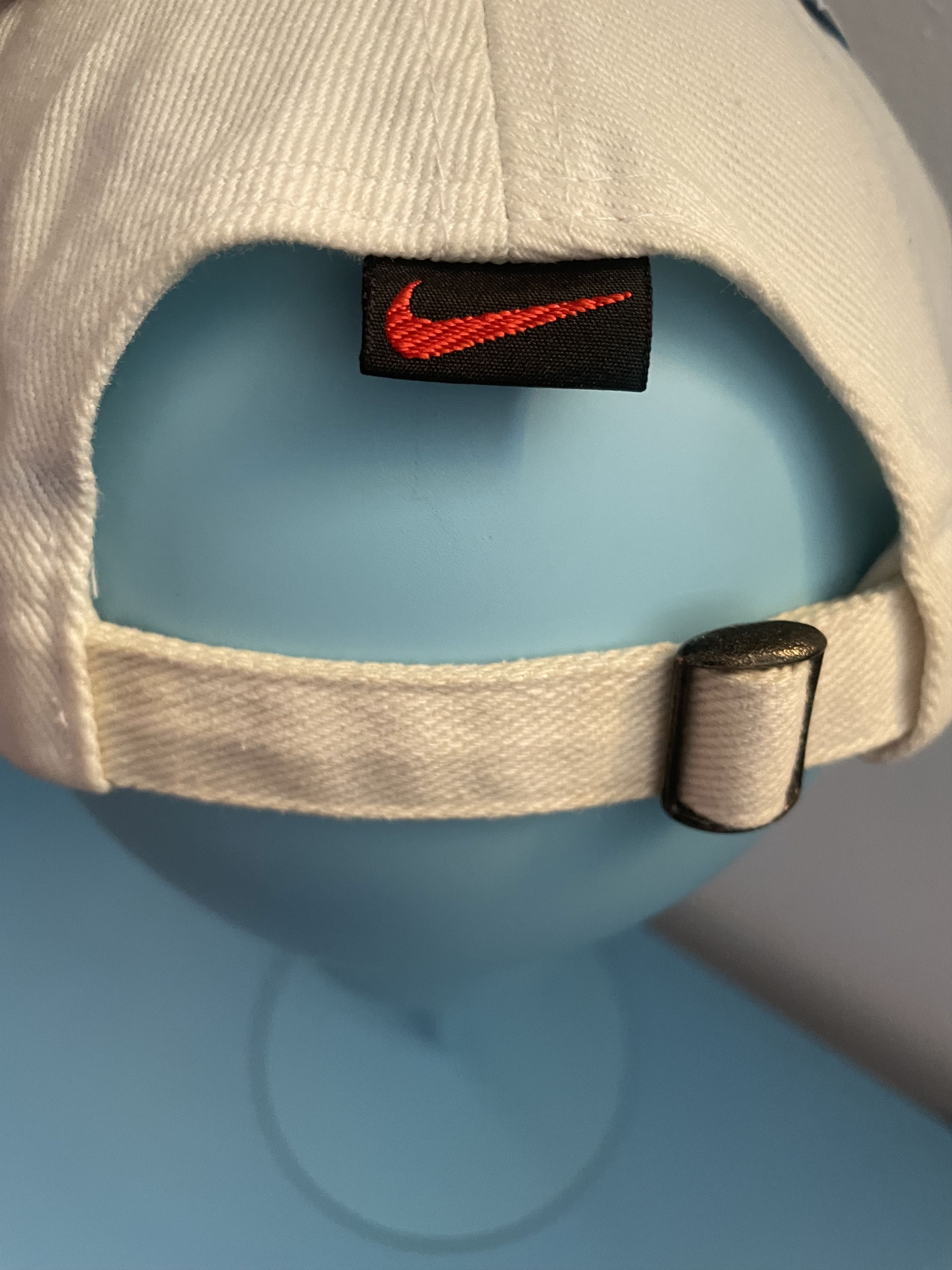 Nike Nike Air Snapback Hat White Black Blue Swoosh Cap Size ONE SIZE - 4 Thumbnail