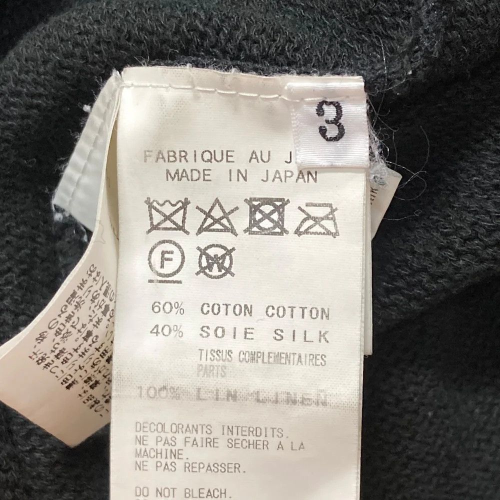 Yohji Yamamoto Yohji Yamamoto pour homme19SS/Cotton silk/Crew neck knit Size US L / EU 52-54 / 3 - 6 Thumbnail